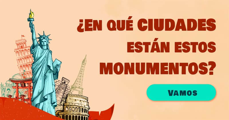 Geografía Quiz Test: ¿En qué ciudades están estos monumentos?