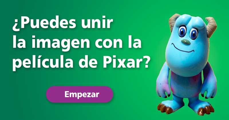 Películas Quiz Test: ¿Puedes unir la imagen con la película de Pixar?