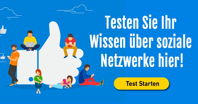 Gesellschaft Quiz-Test: Social-Media-Quiz