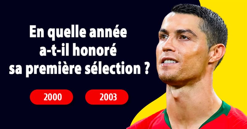 Sport Test quiz: Сonnaissez-vous vraiment Cristiano Ronaldo ?