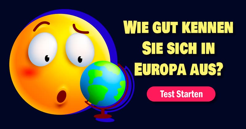 Geographie Quiz-Test: Stadt-Land-Fluss: Europa-Quiz