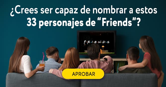 Películas Quiz Test: ¿Crees ser capaz de nombrar a estos 33 personajes de “Friends”?