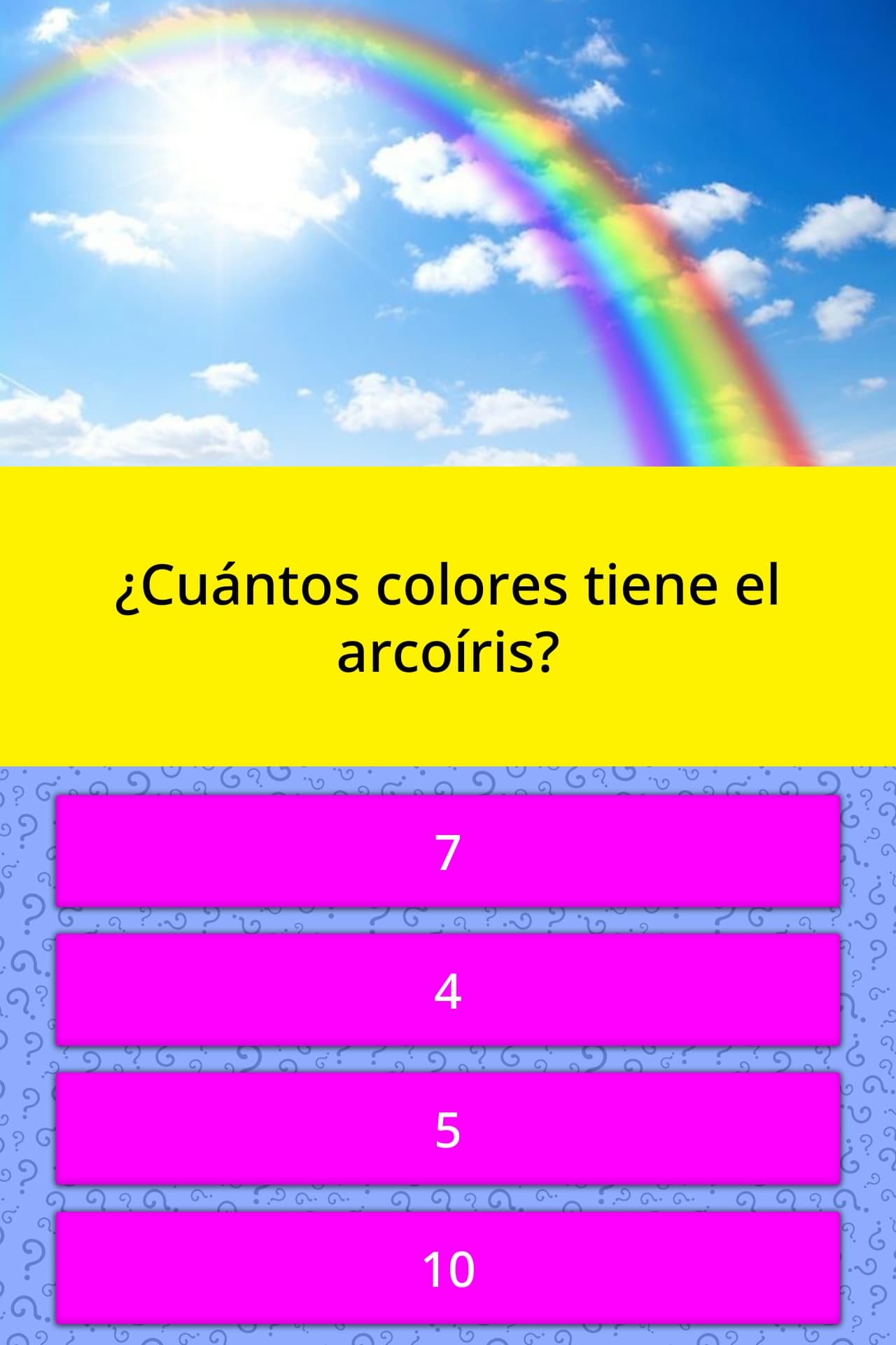 Cuantos Colores Tiene El Arcoiris La Respuesta De Trivia