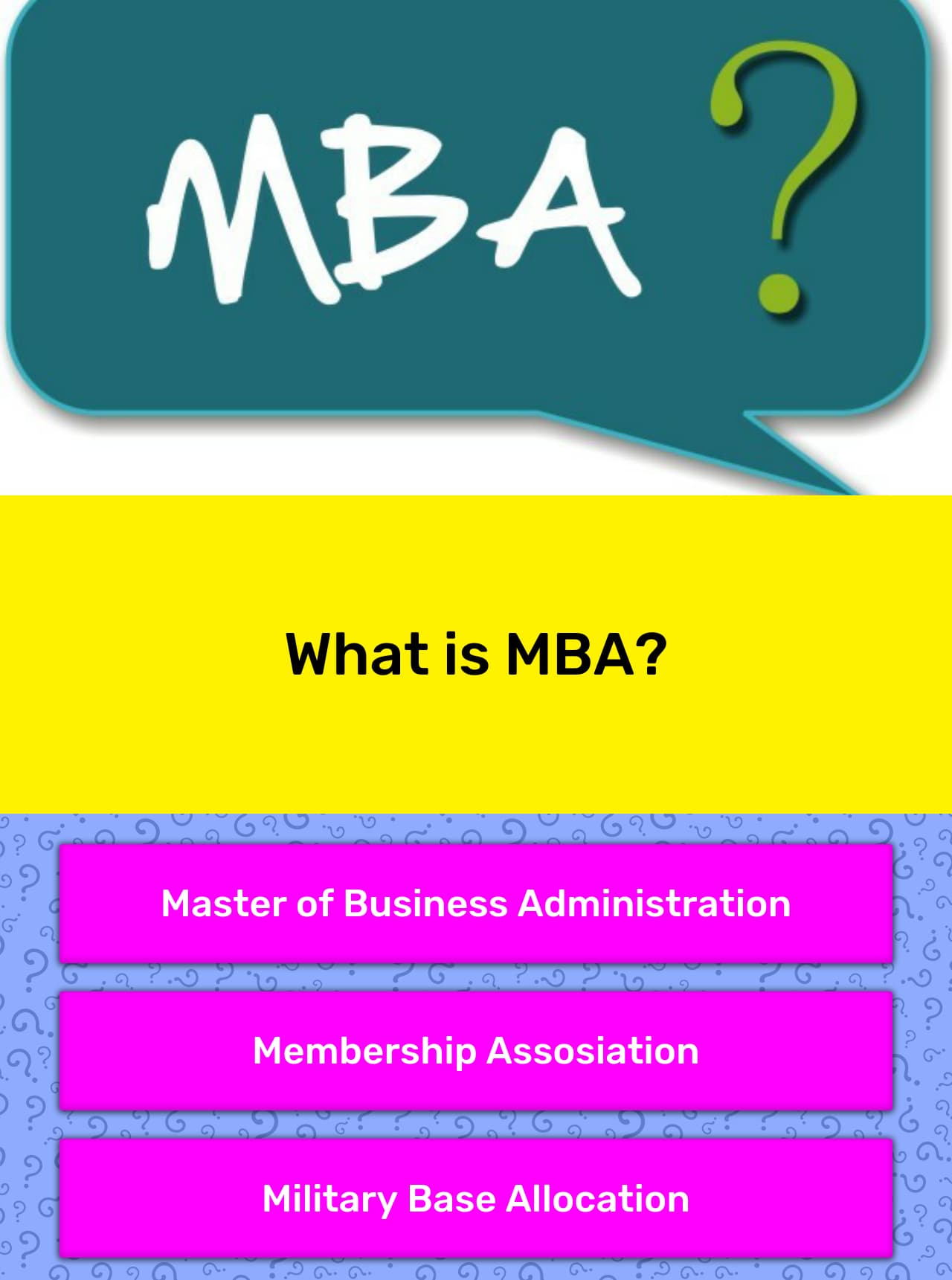 making hard decisions mba quiz hao wei