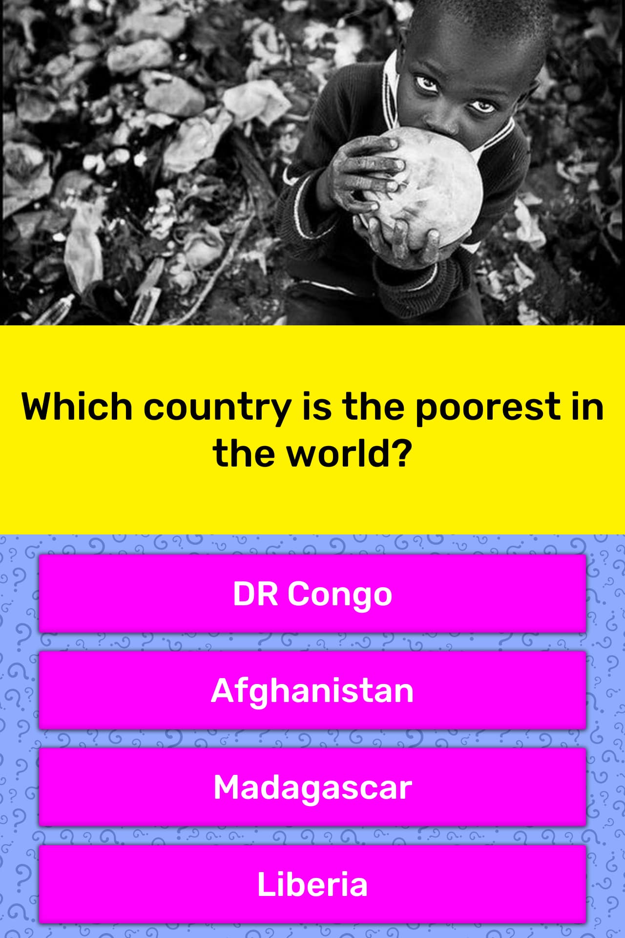 which-country-is-the-poorest-in-the-trivia-questions-quizzclub