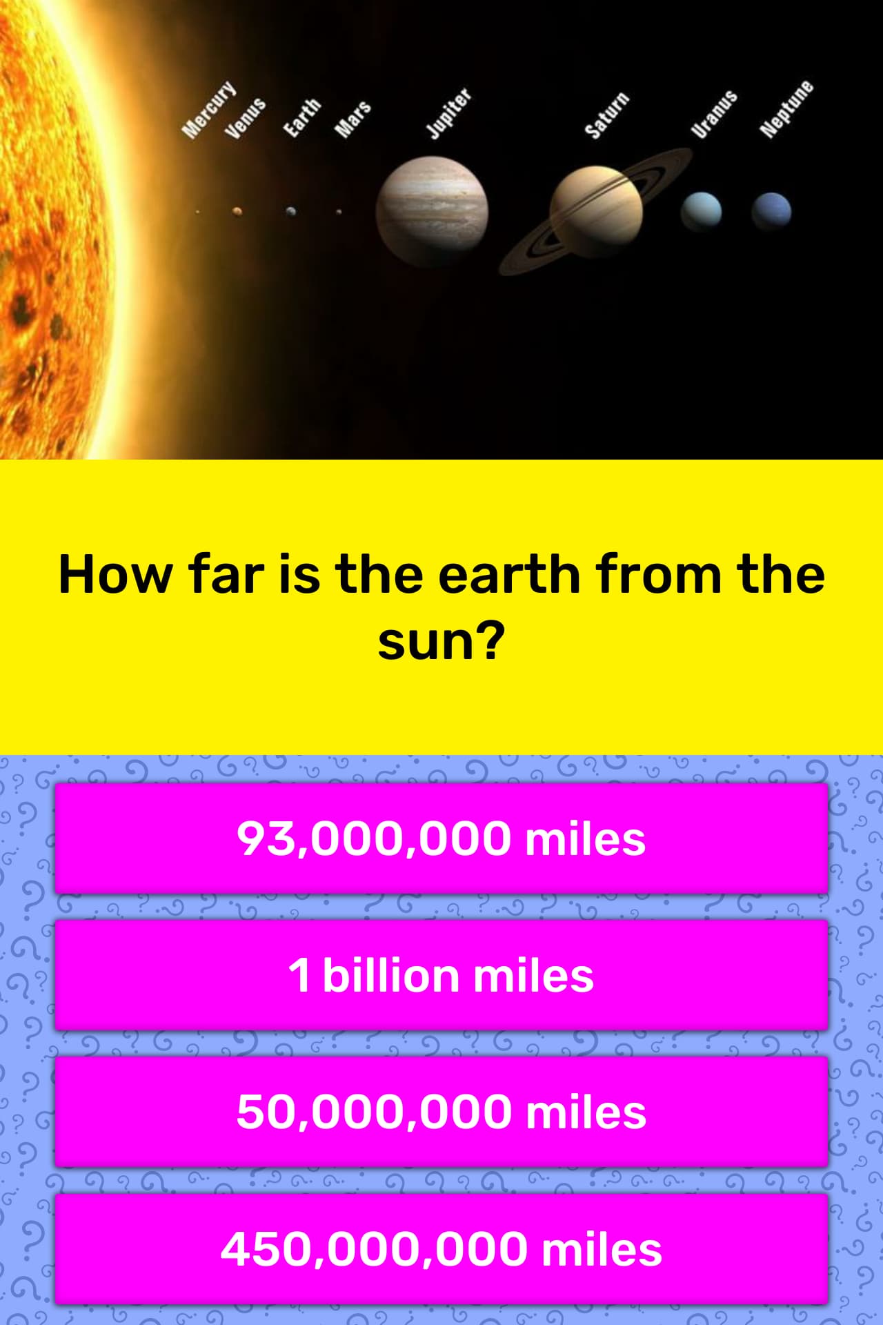 How Far Is The Earth From The Sun 