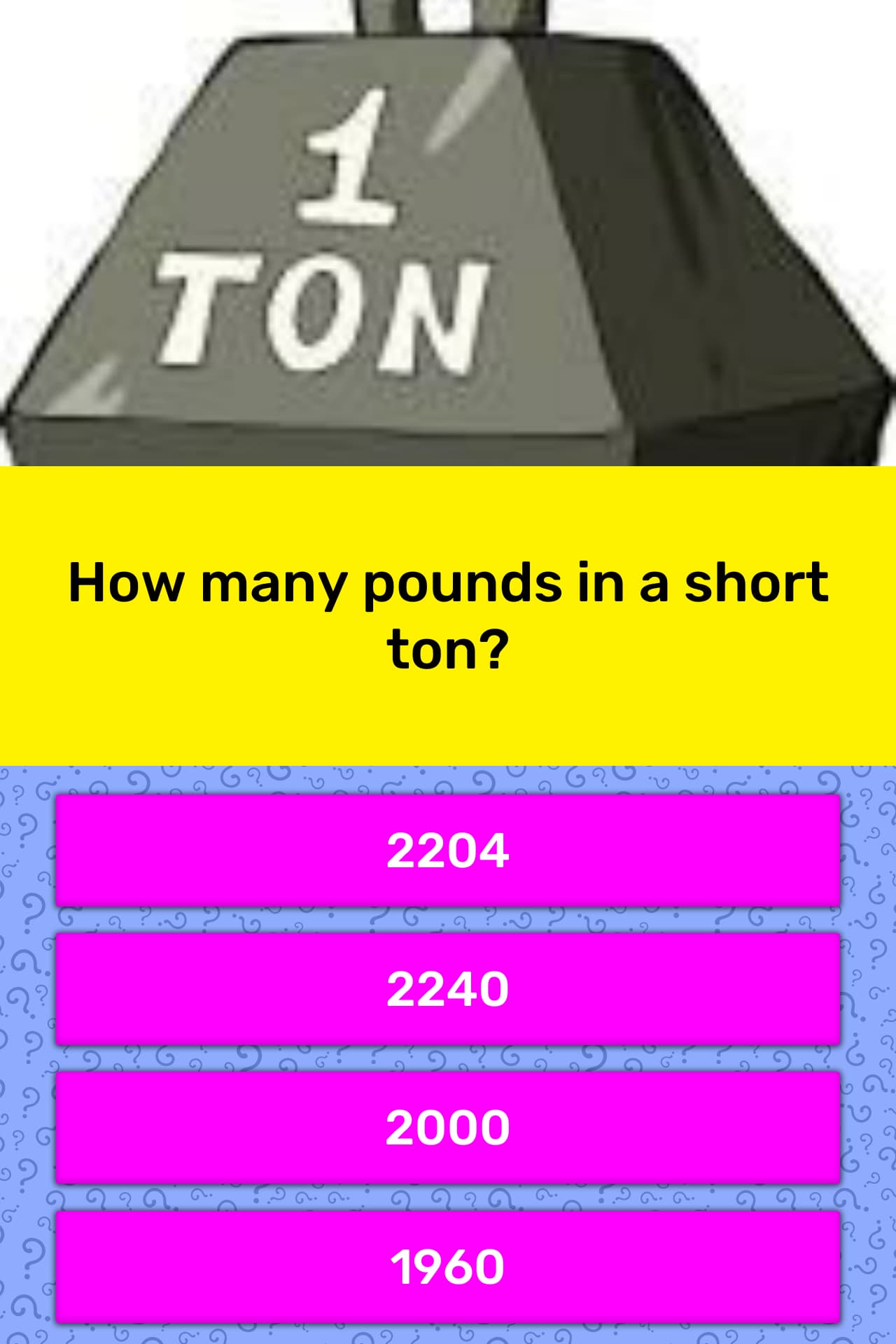 how-many-pounds-in-a-short-ton-trivia-questions-quizzclub