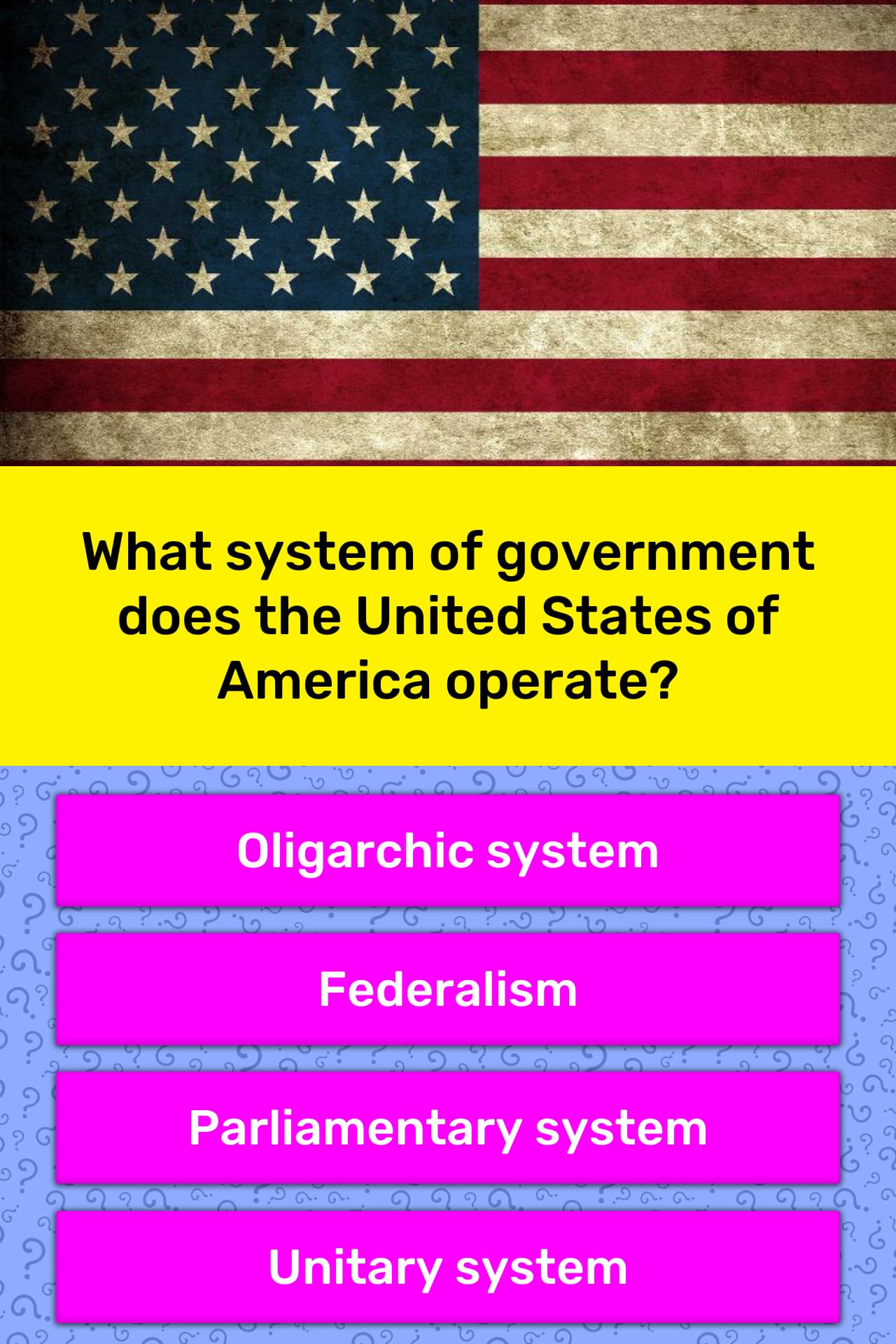 what-system-of-government-does-the-trivia-answers-quizzclub