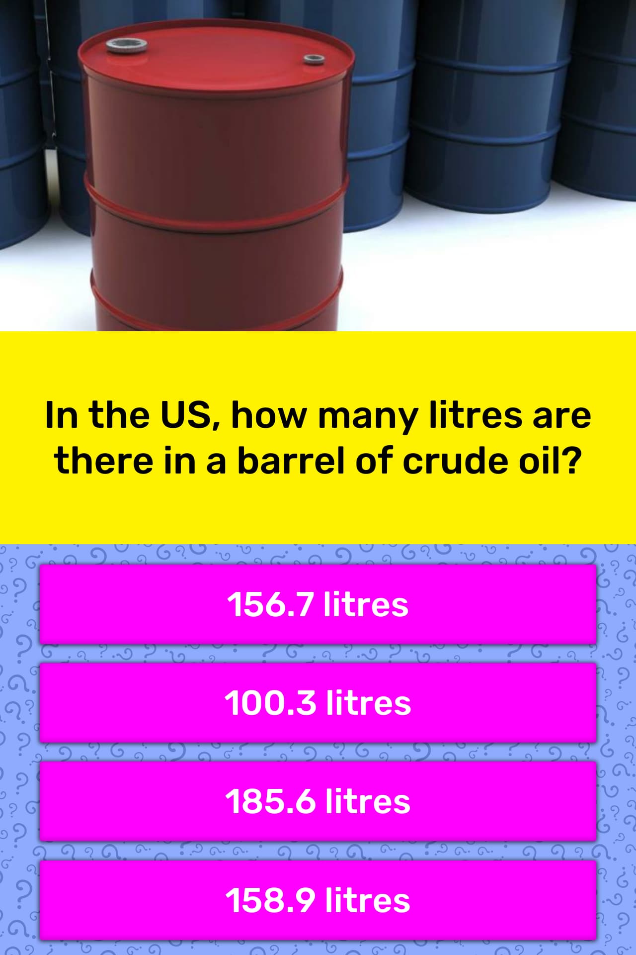 In The US How Many Litres Are There Trivia Answers QuizzClub