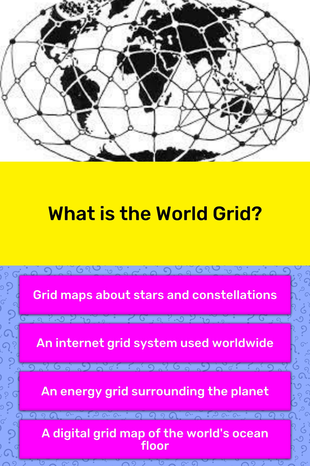 What Is The World Grid Trivia Questions QuizzClub