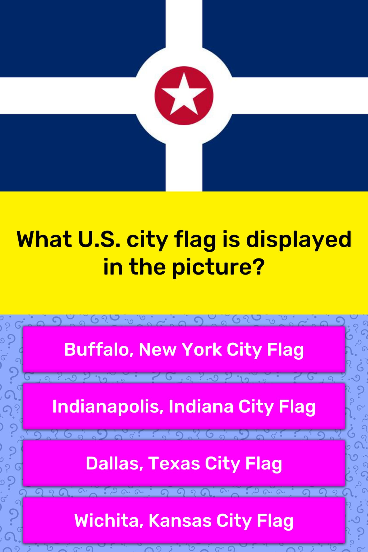 What U S City Flag Is Displayed In Trivia Questions Quizzclub