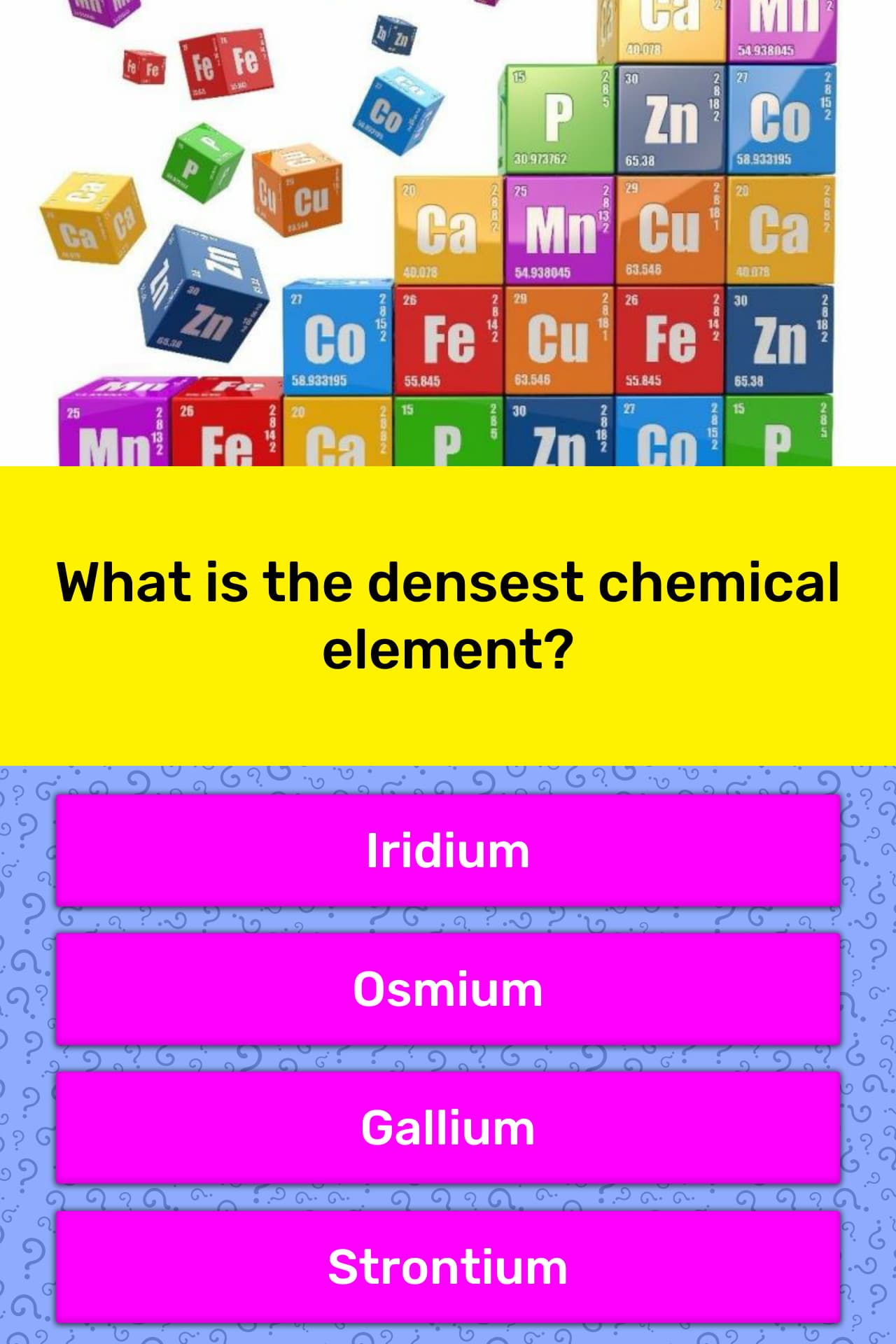 what-is-the-densest-chemical-element-trivia-questions-quizzclub