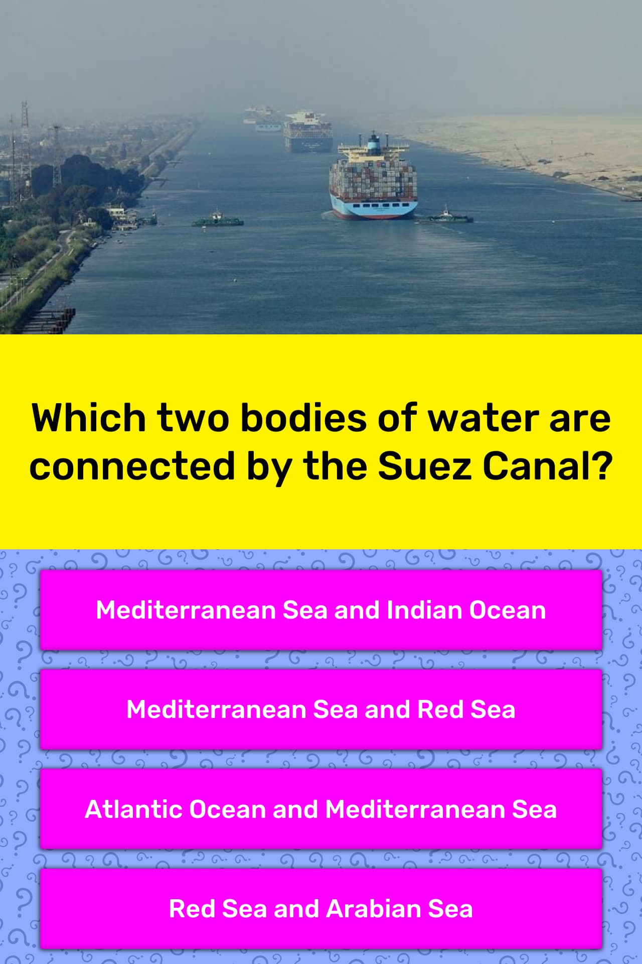 Which Two Bodies Of Water Are Trivia Answers Quizzclub Which Two Bodies Of Water Are Trivia Answers Quizzclub