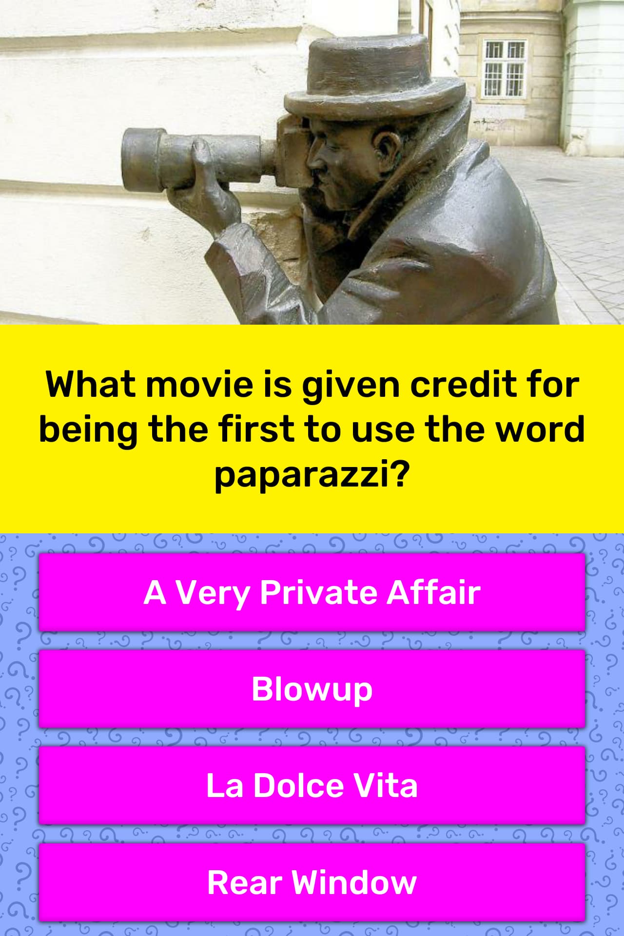 What Movie Is Given Credit For Being Trivia Questions Quizzclub