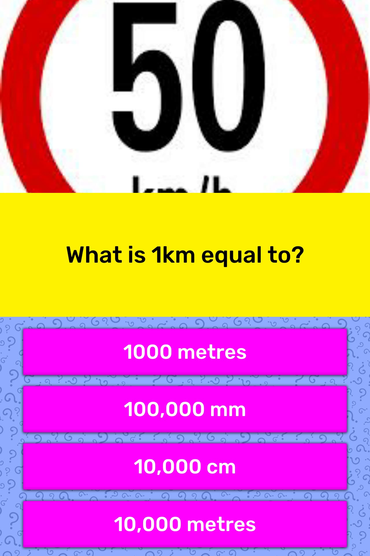 What Is 1km Equal To Trivia Answers Quizzclub