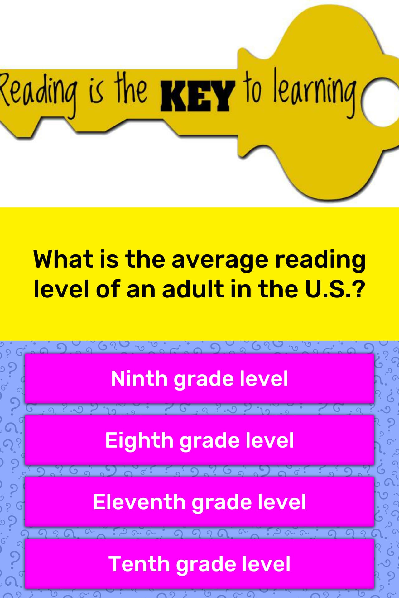 what-is-the-average-reading-level-of-trivia-answers-quizzclub