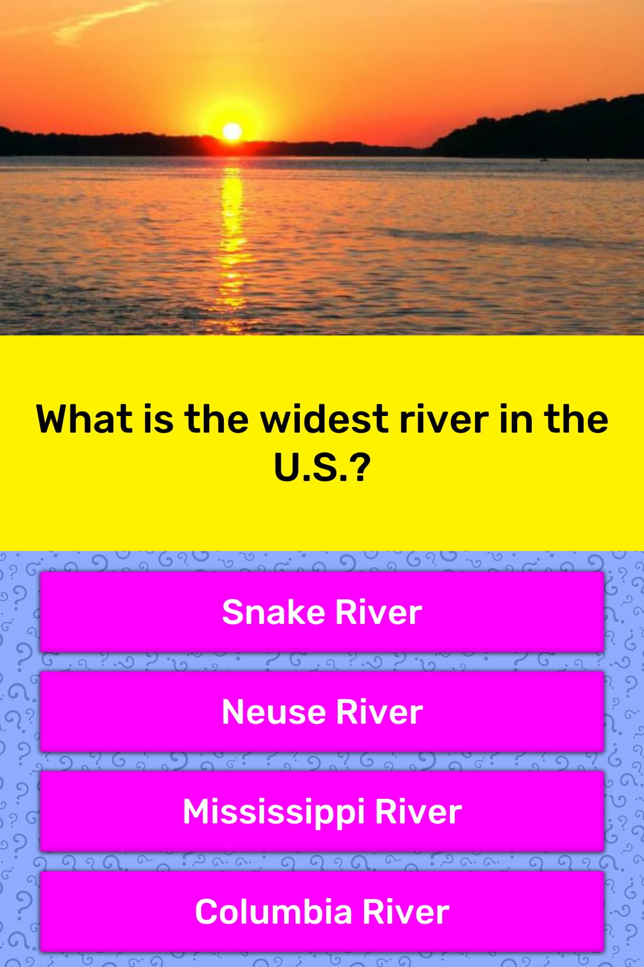 what-is-the-widest-river-in-the-u-s-trivia-answers-quizzclub