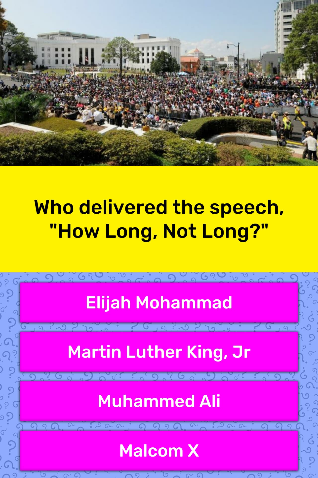 who-delivered-the-speech-how-long-trivia-answers-quizzclub