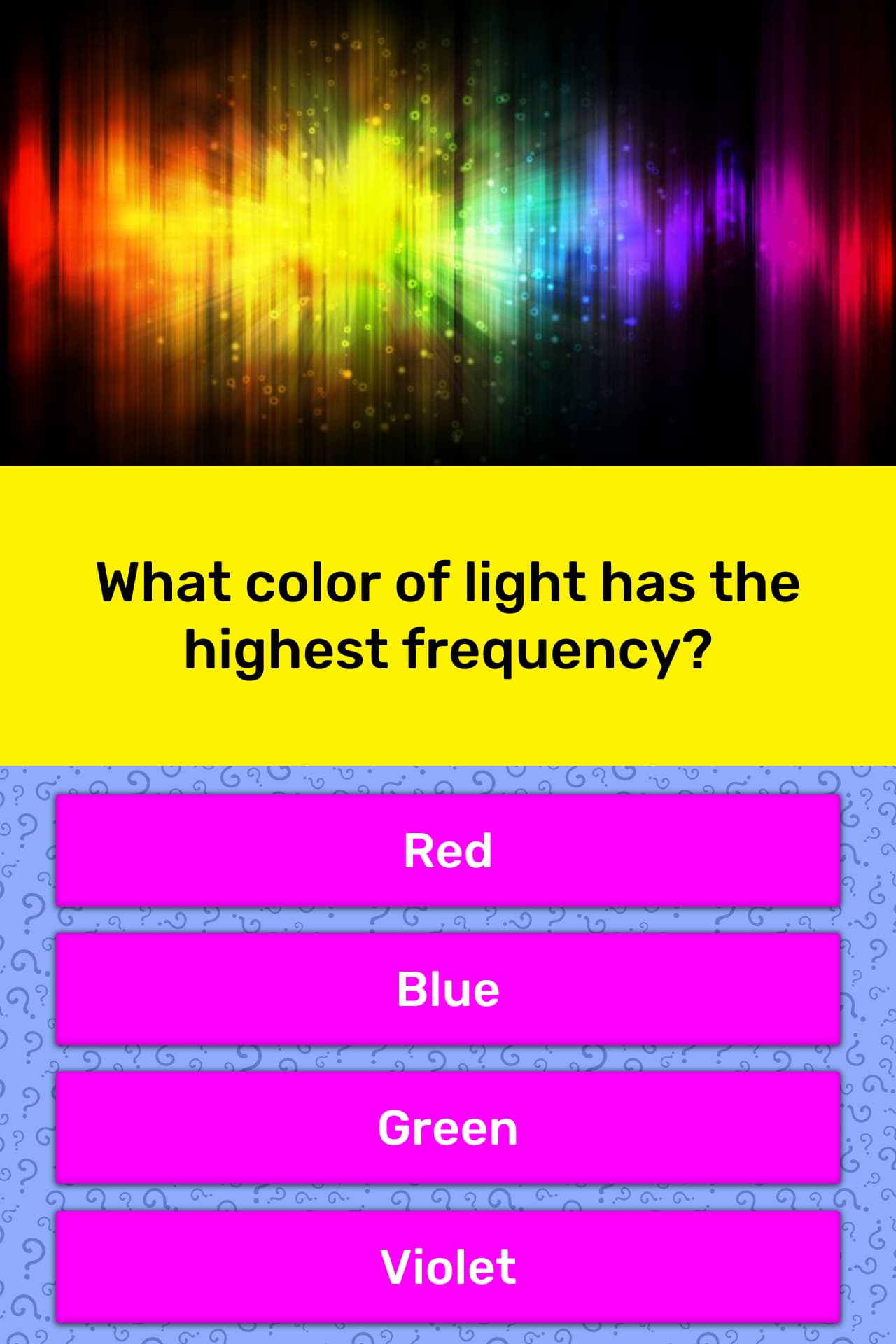 what-color-of-light-has-the-highest-trivia-answers-quizzclub