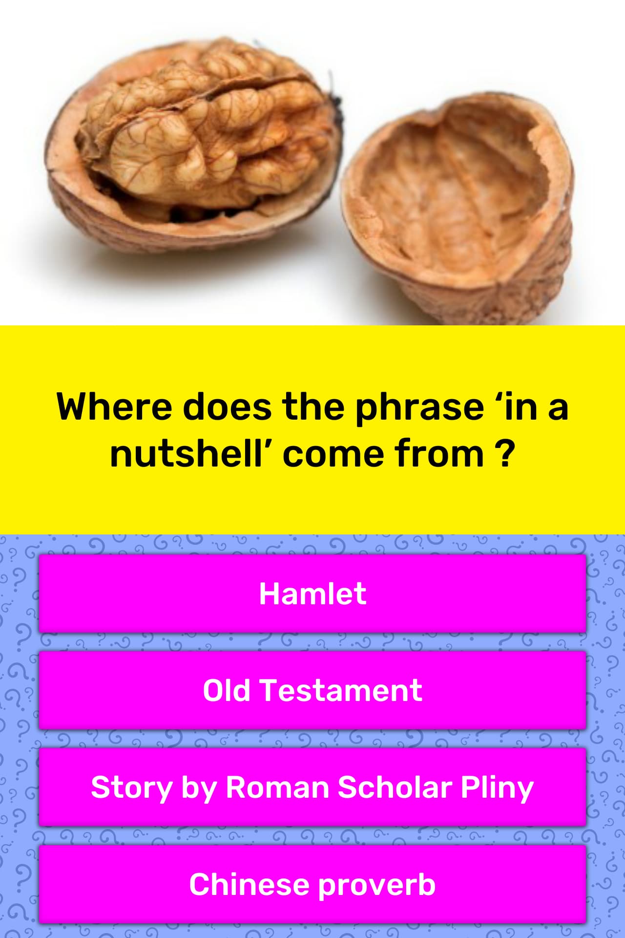 where-does-the-phrase-in-a-trivia-questions-quizzclub