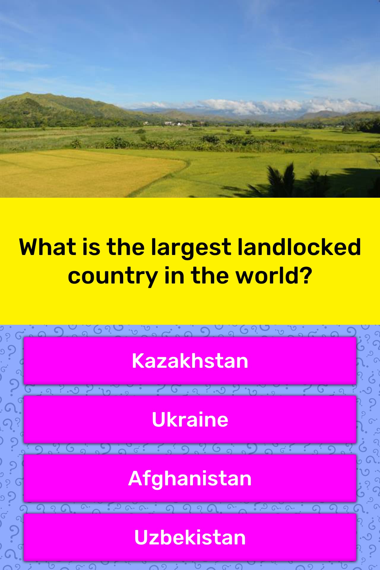 what-is-the-largest-landlocked-trivia-questions-quizzclub