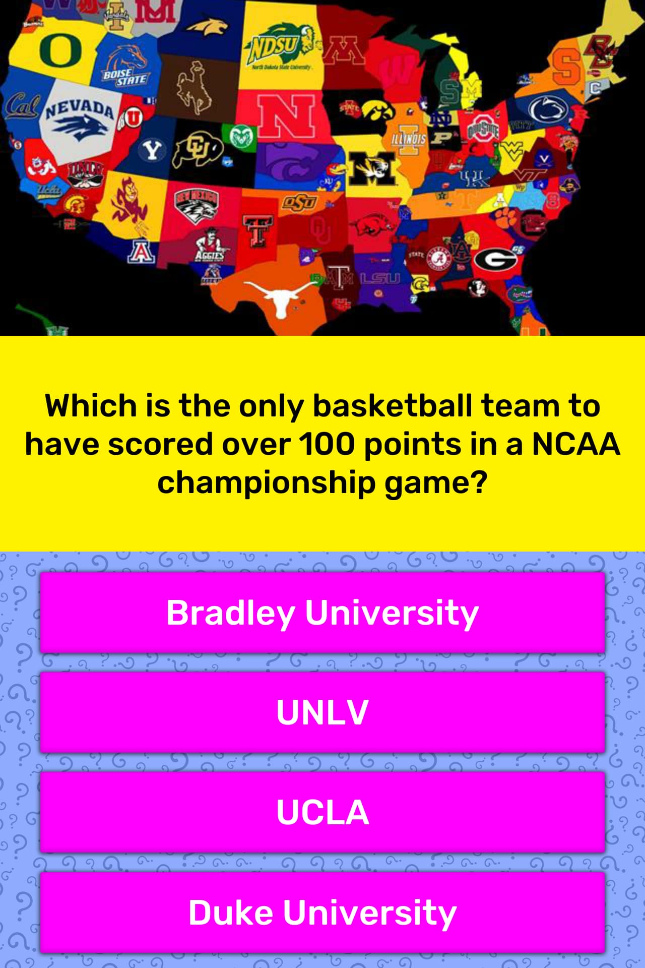 Which is the only basketball team to... Trivia Answers