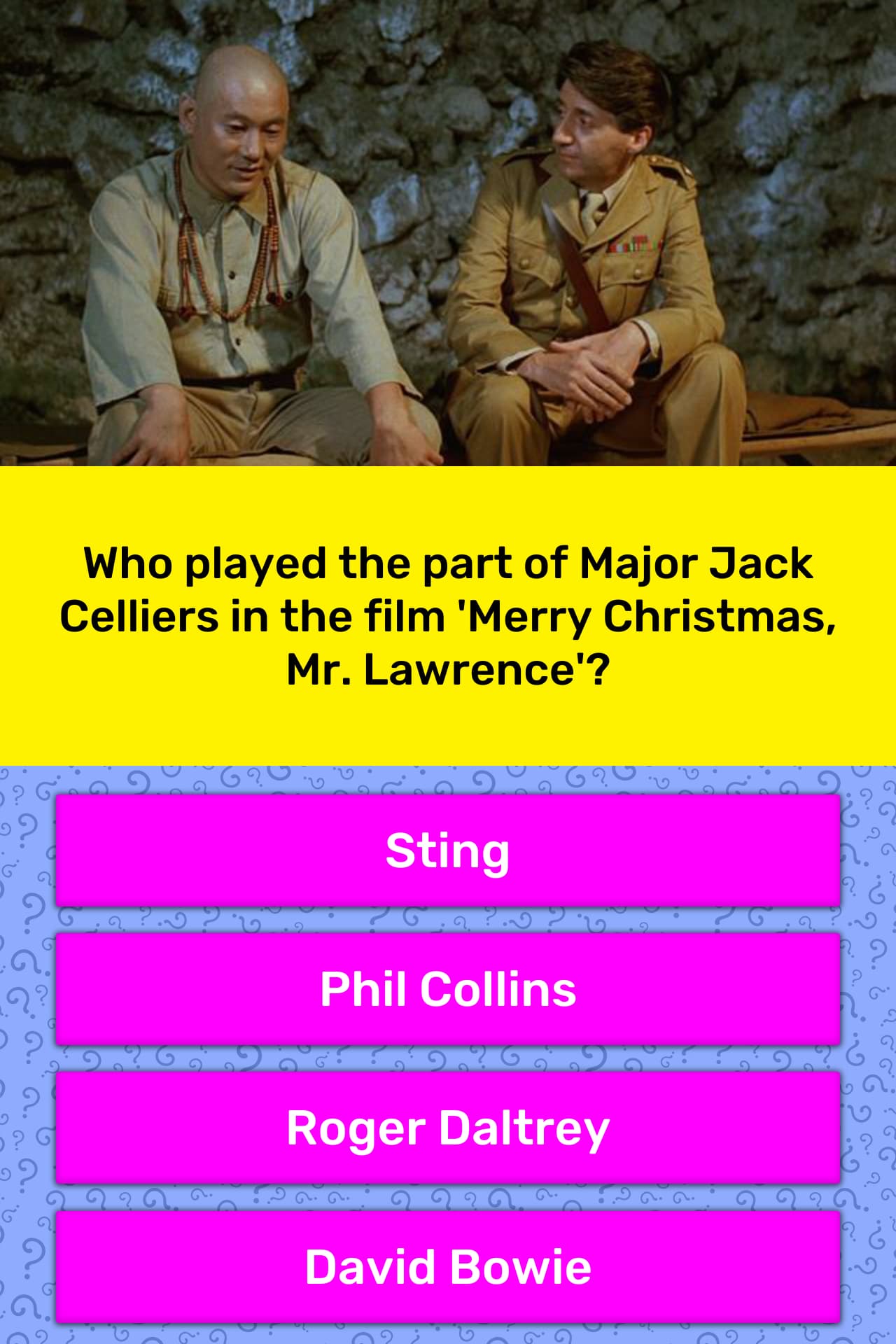 Who Played The Part Of Major Jack Trivia Answers Quizzclub