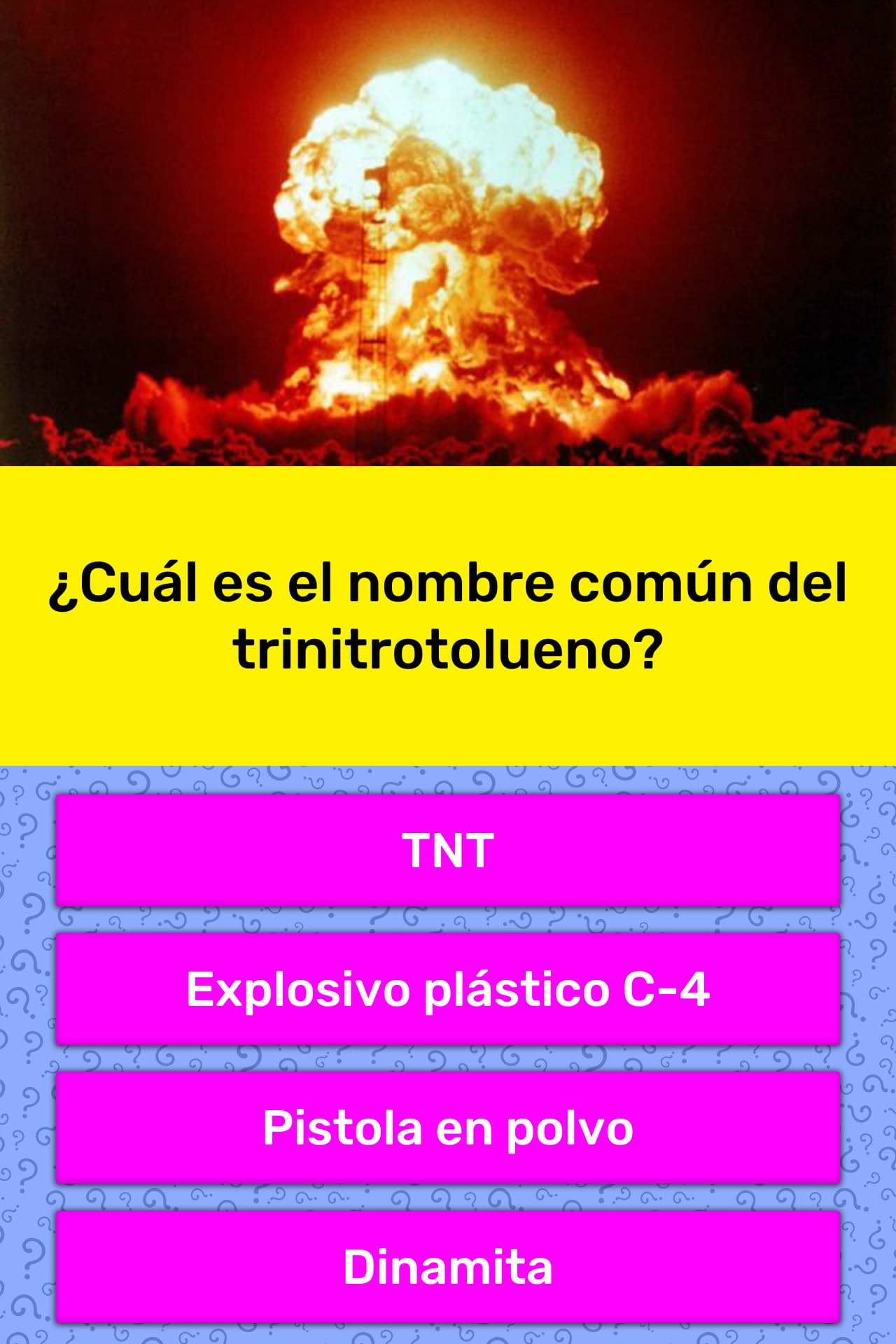 Cual Es El Nombre Comun Del La Respuesta De Trivia Quizzclub