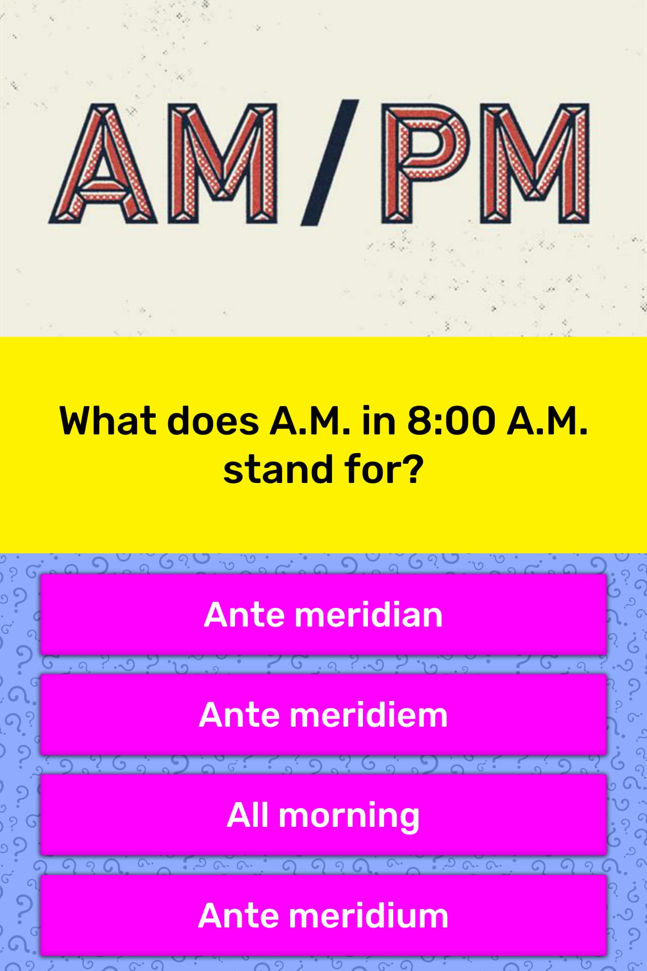 What Does M Stand For In America