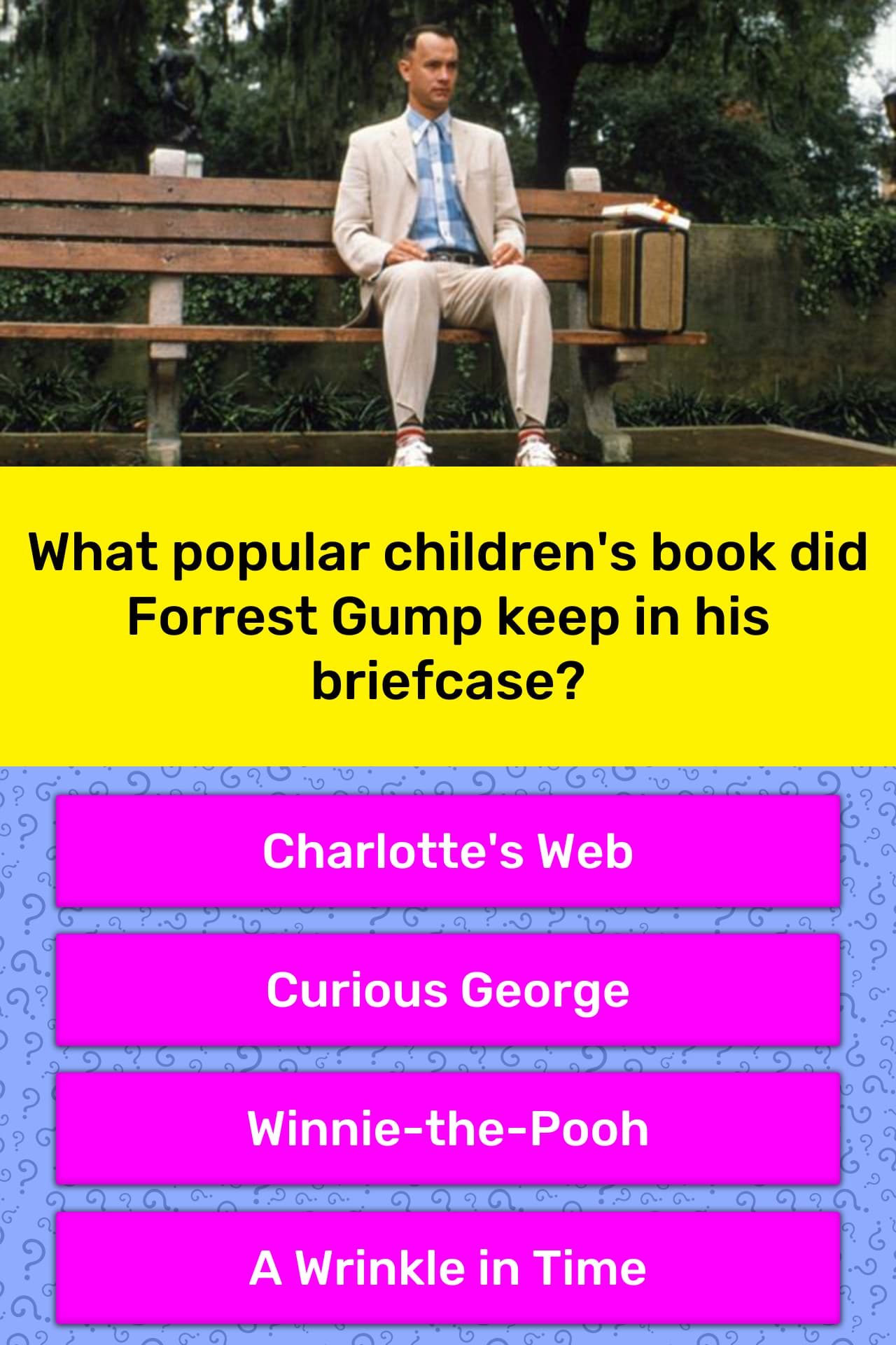 What Popular Children S Book Did Trivia Answers Quizzclub