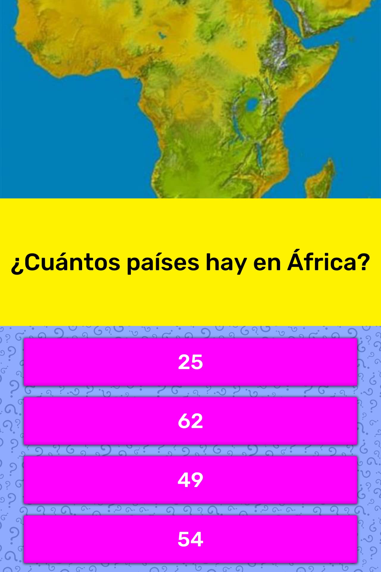 Cuantos Paises Hay En Africa La Respuesta De Trivia Quizzclub