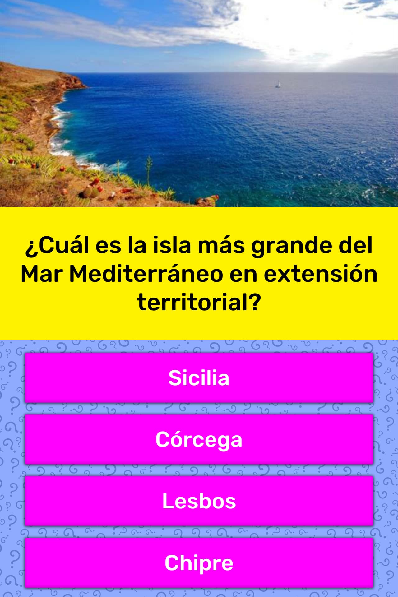 Cuál Es La Isla Más Grande Del Mediterráneo