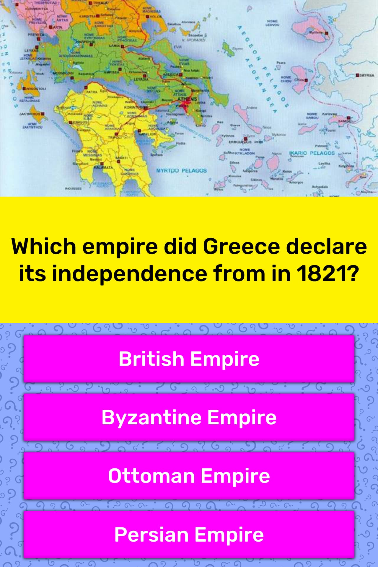 which-empire-did-greece-declare-its-trivia-questions-quizzclub