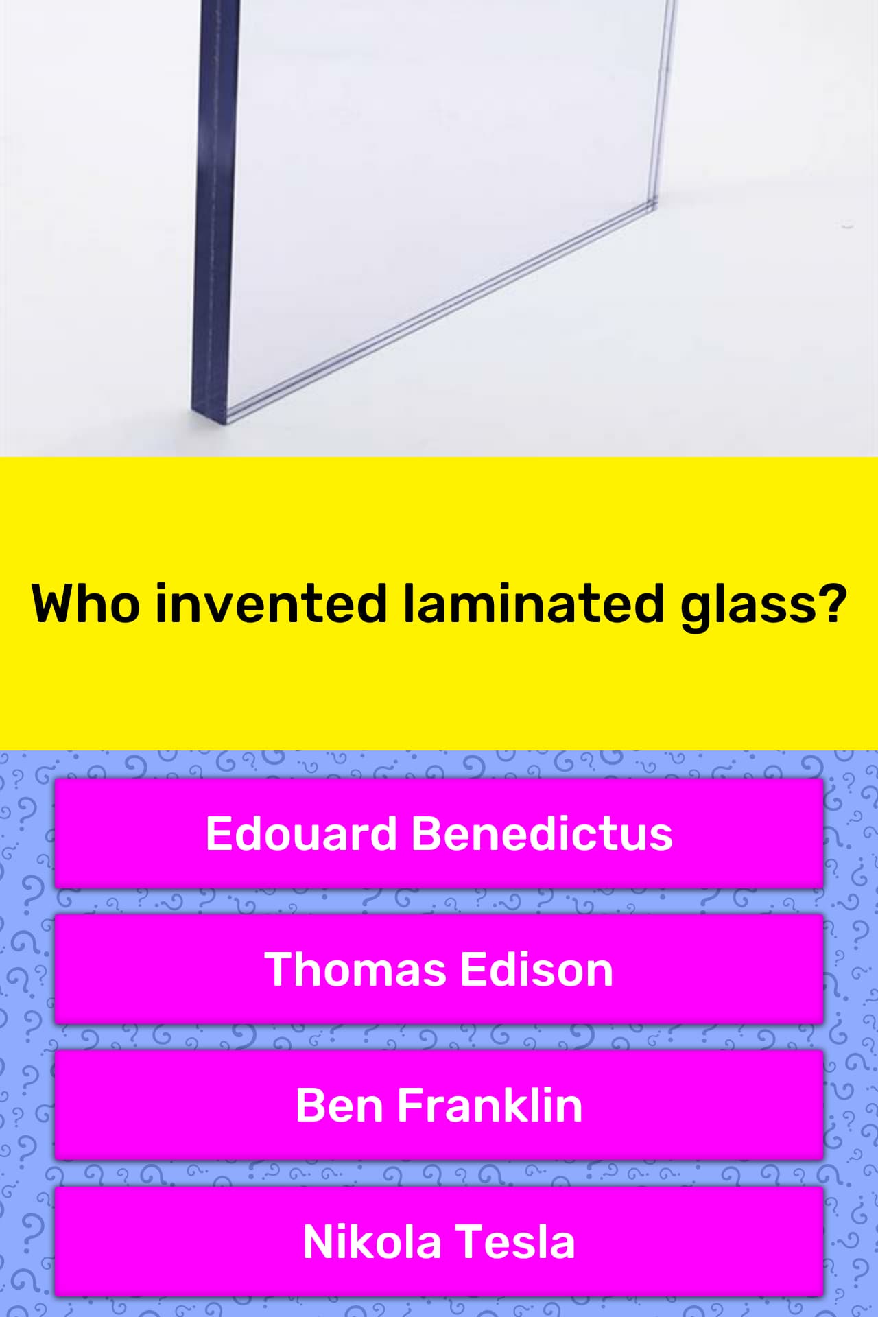 Who Invented Laminated Glass