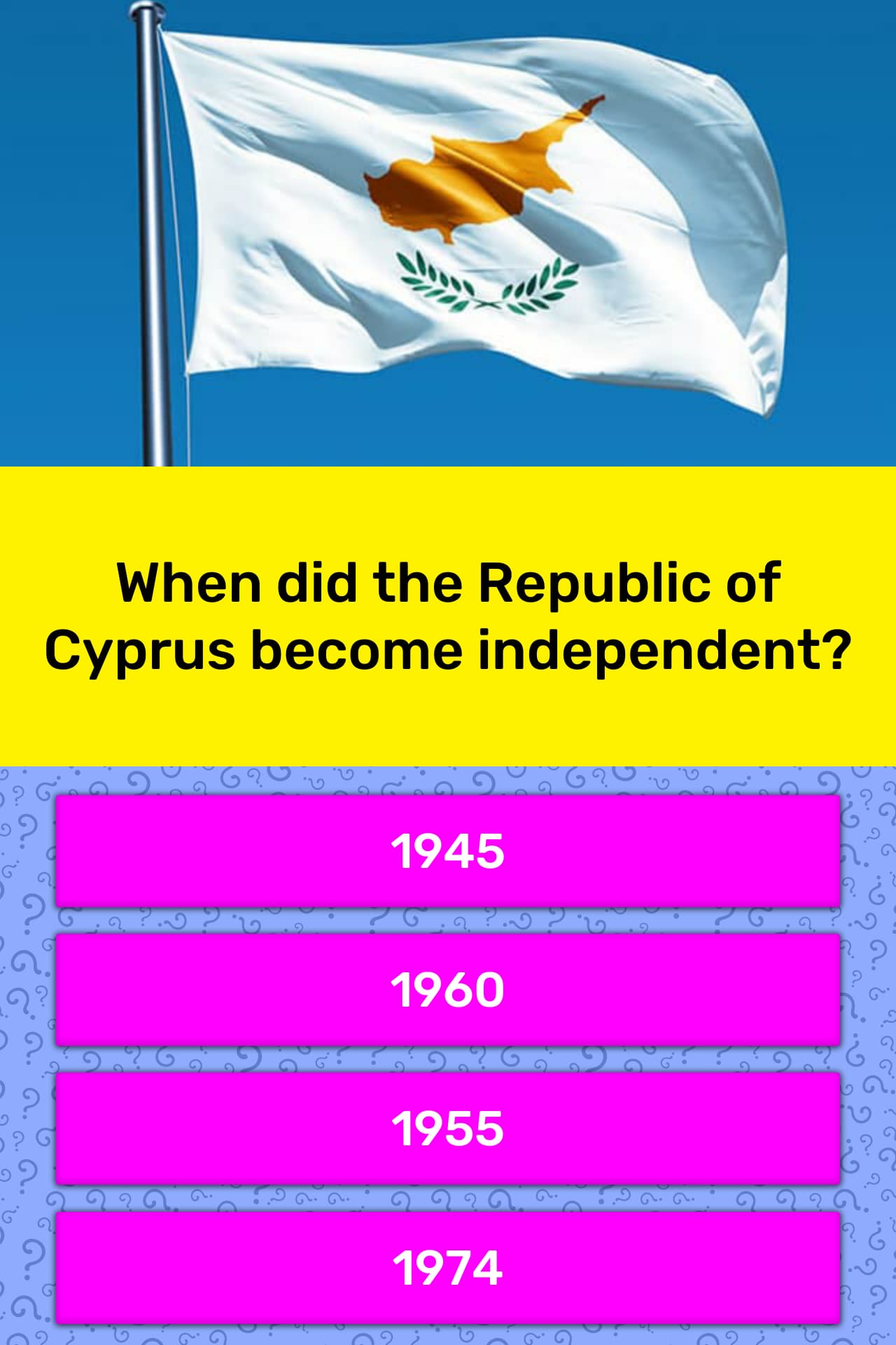 when-did-the-republic-of-cyprus-trivia-answers-quizzclub