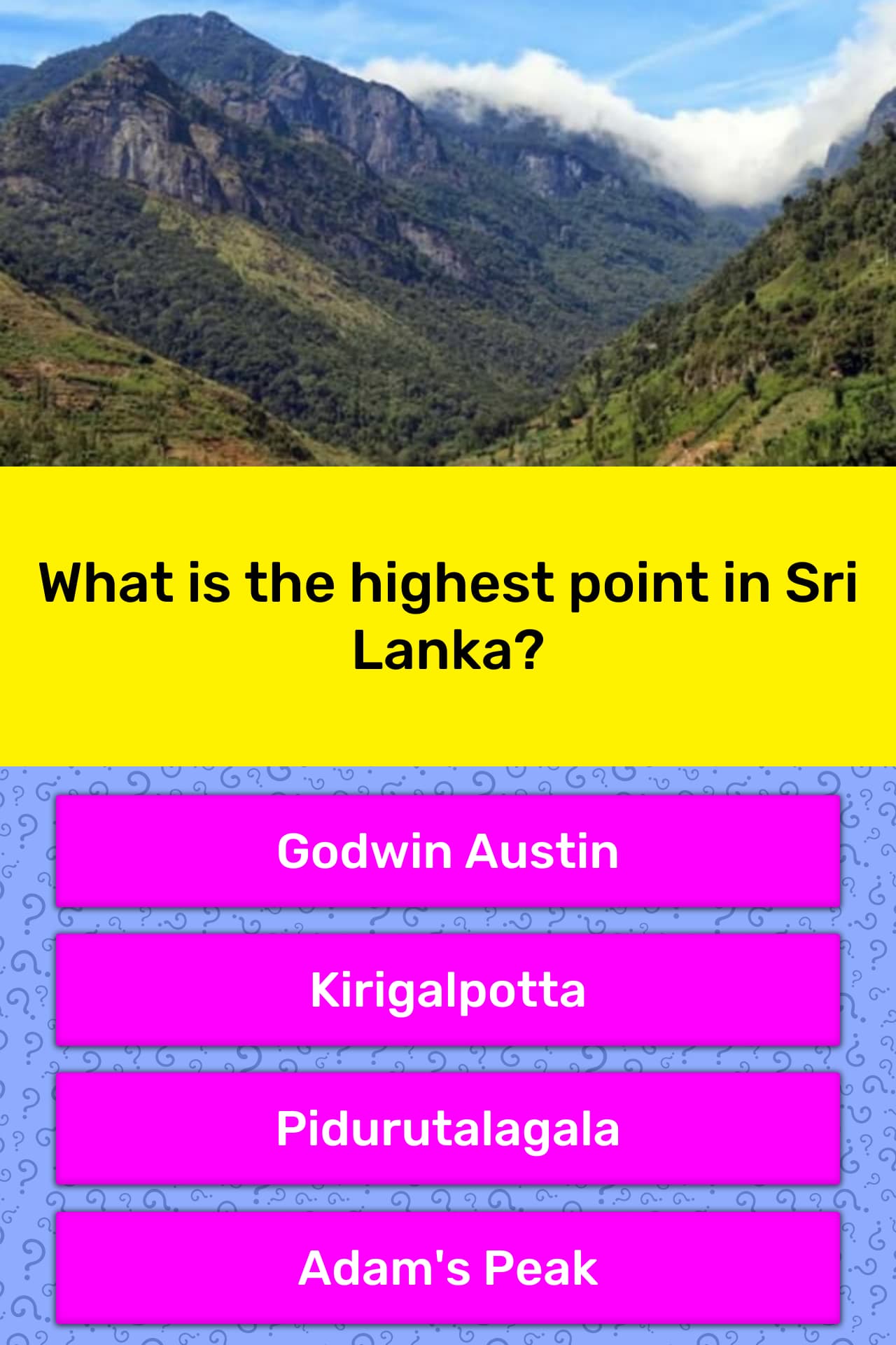 what-is-the-highest-point-in-sri-lanka-trivia-questions-quizzclub