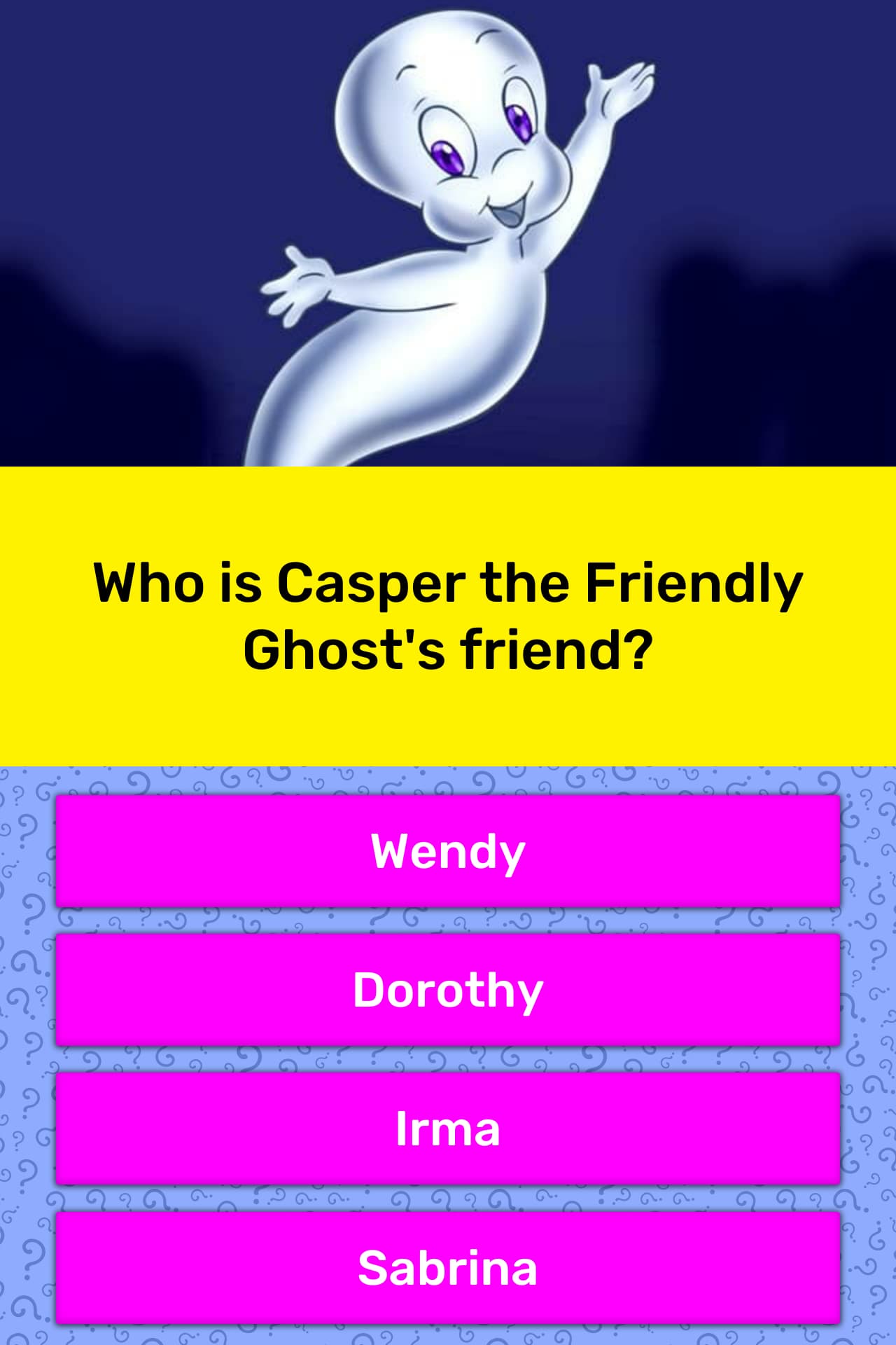 Who Is Casper The Friendly Ghost S Trivia Answers Quizzclub