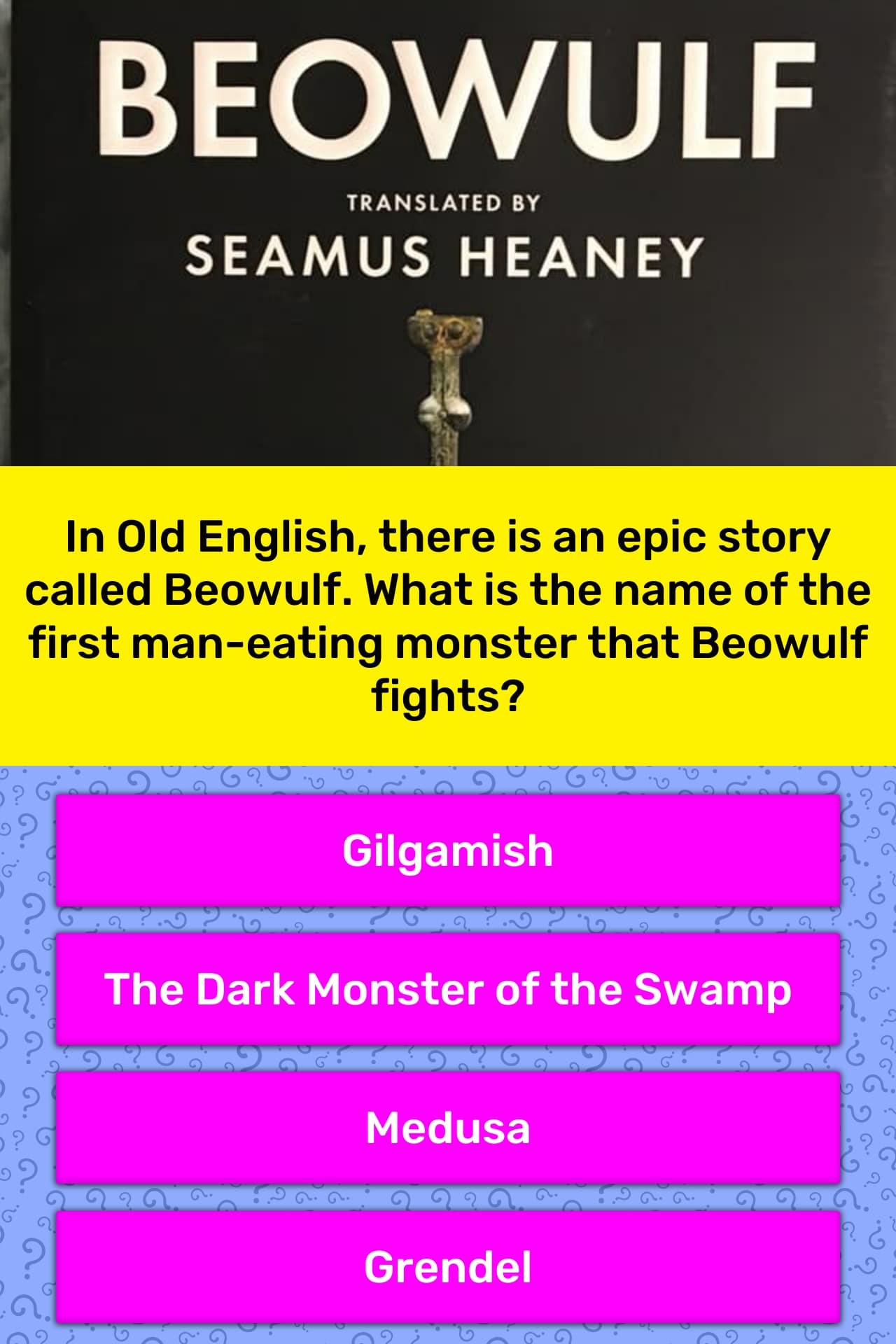 In Old English There Is An Epic Trivia Answers Quizzclub