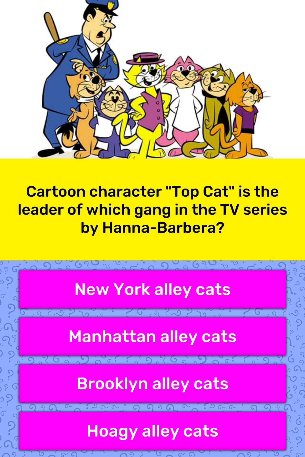 top cats cartoon network