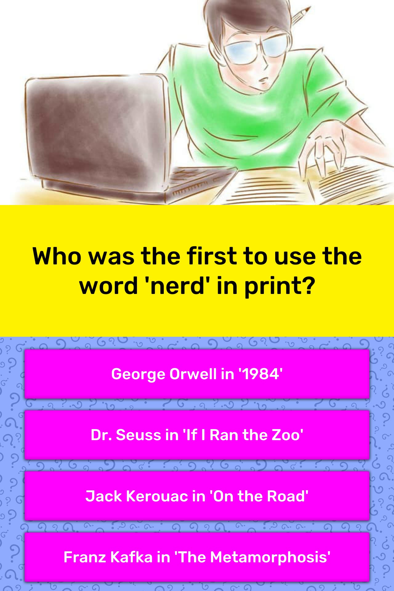 Who Was The First To Use The Word Trivia Questions Quizzclub