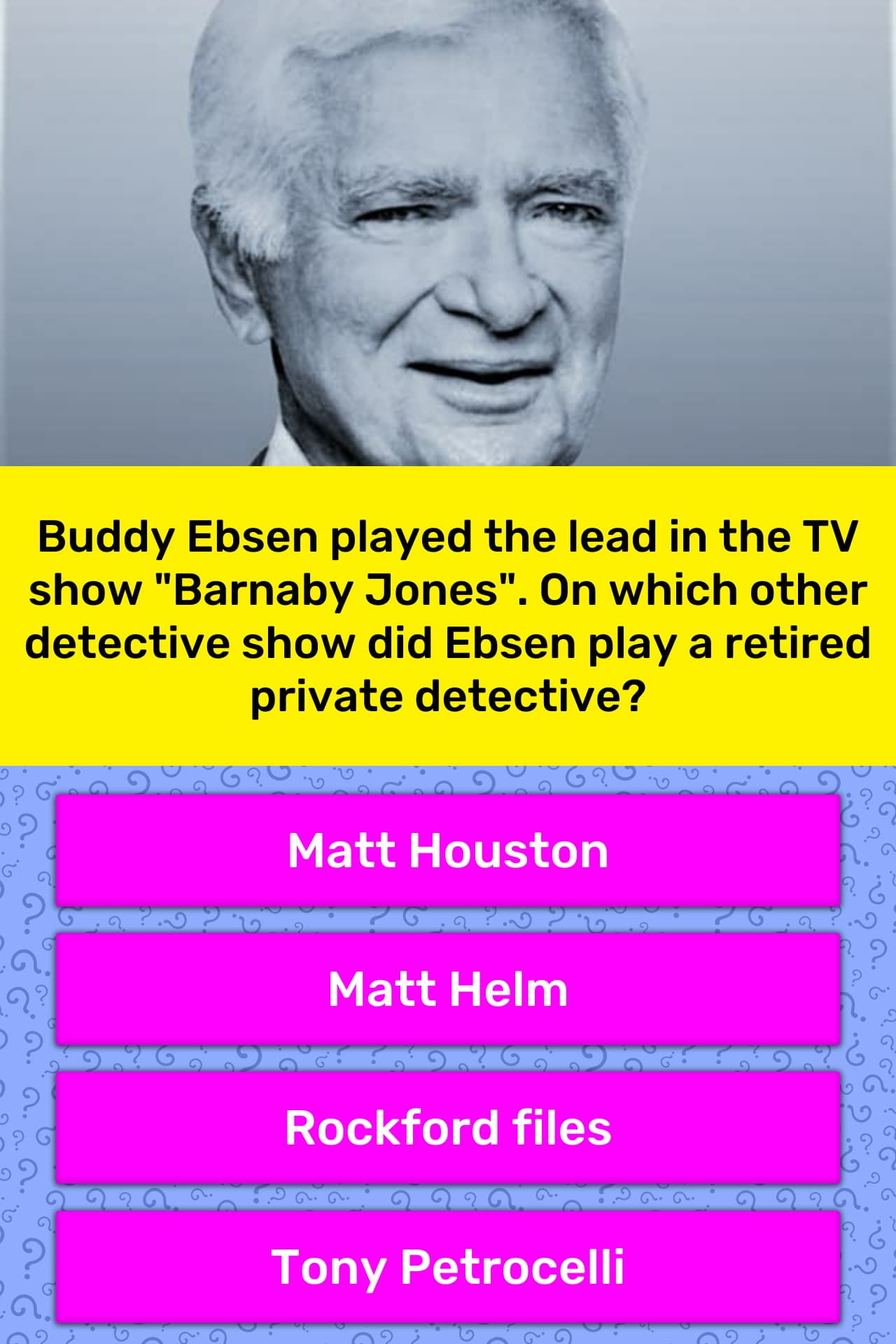 Buddy Ebsen Played The Lead In The Trivia Answers Quizzclub