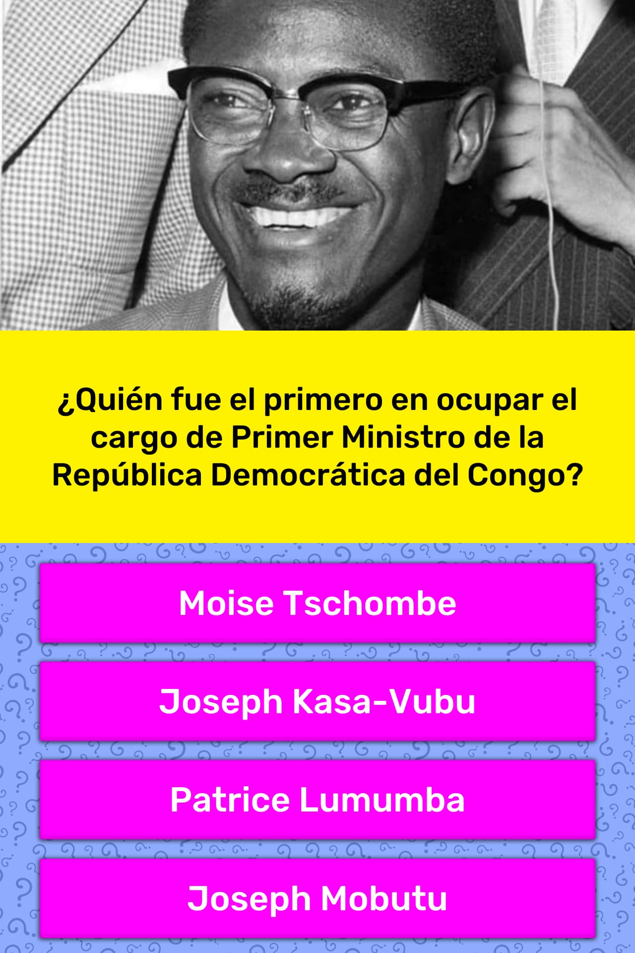 ¿Quién fue el primero en ocupar el... La respuesta de