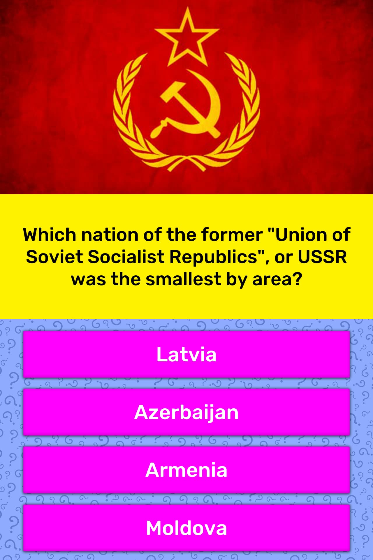 Which Nation Of The Former Union Of Trivia Answers Quizzclub