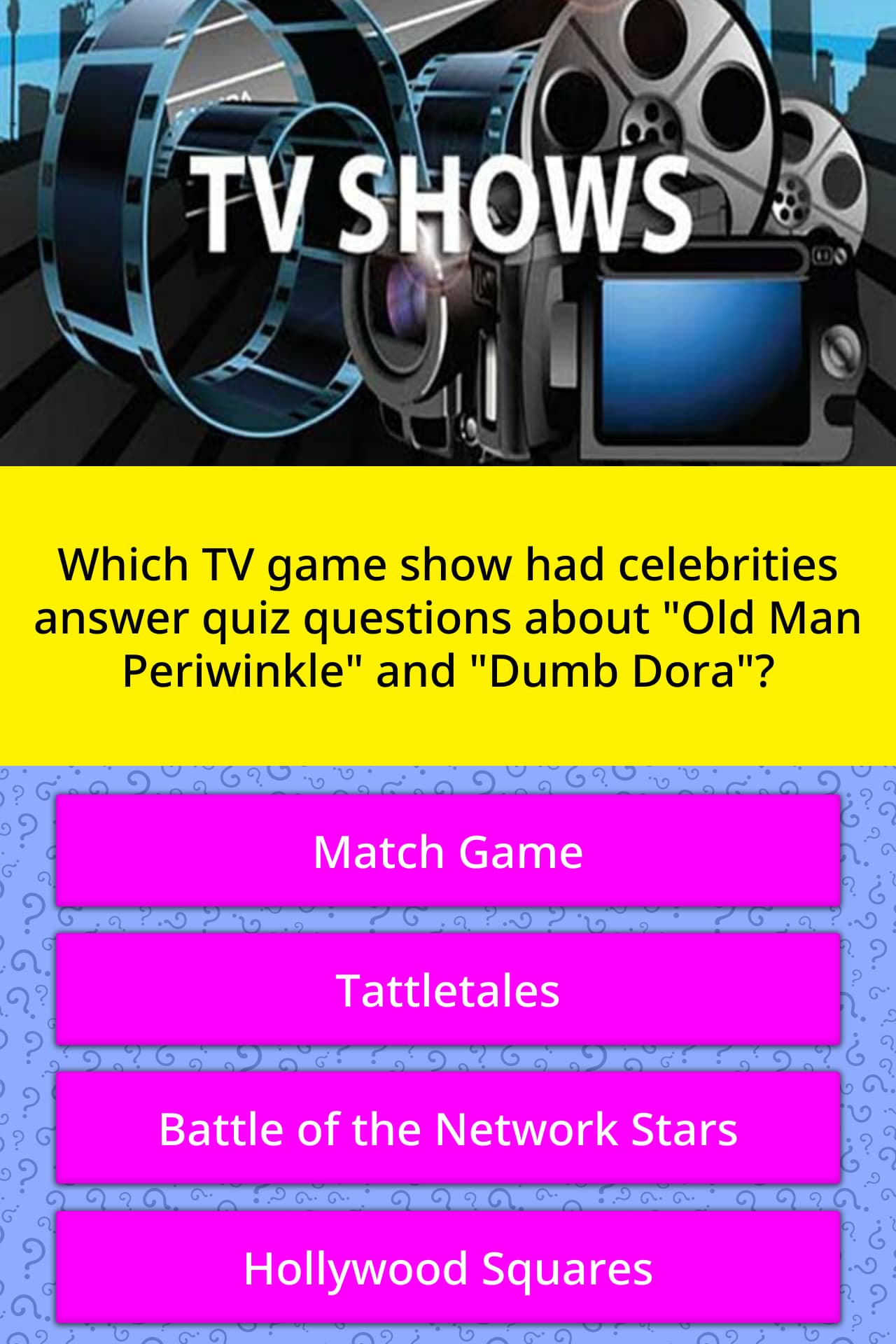 Which Tv Game Show Had Celebrities Trivia Questions Quizzclub