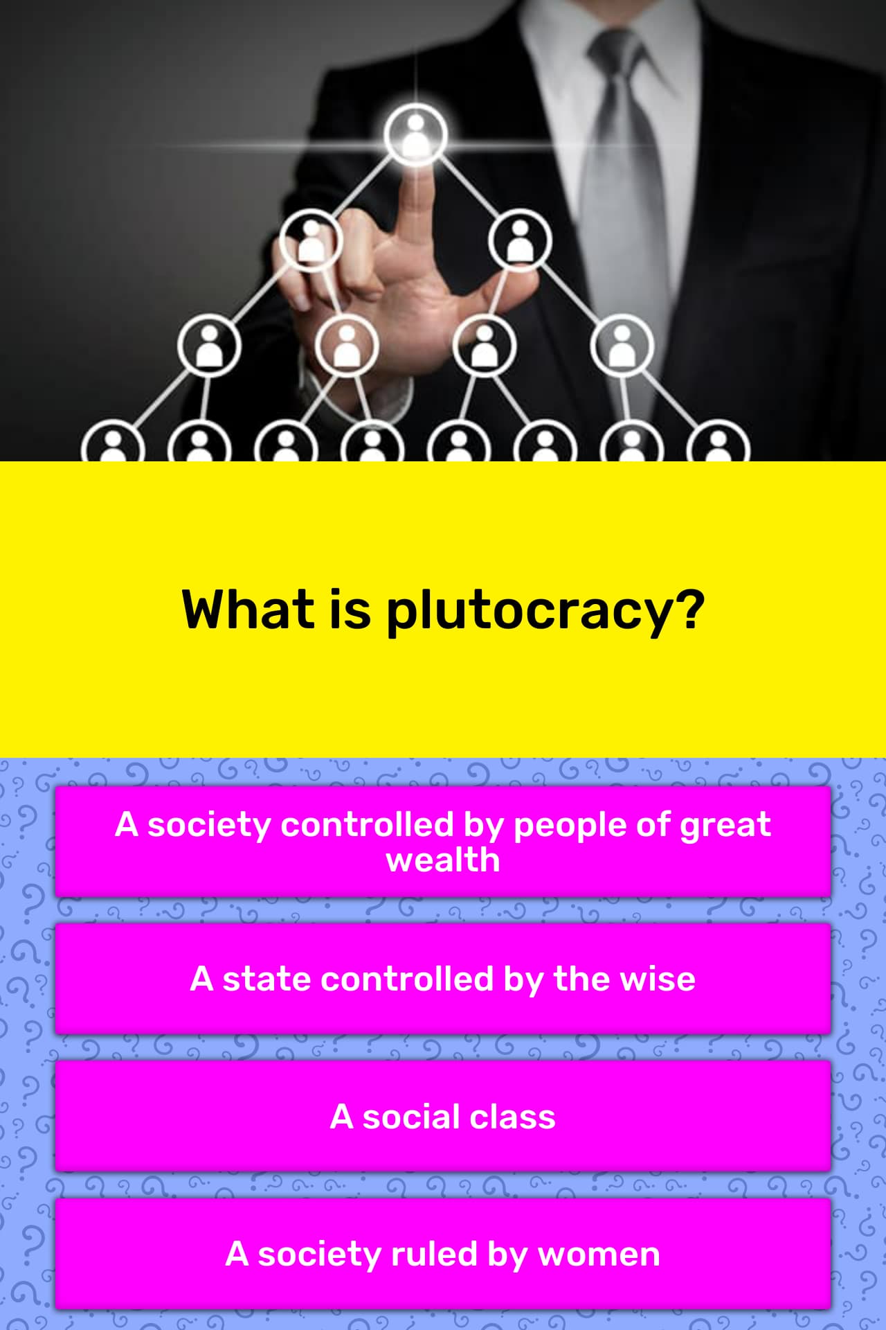 welcome to plutocracy