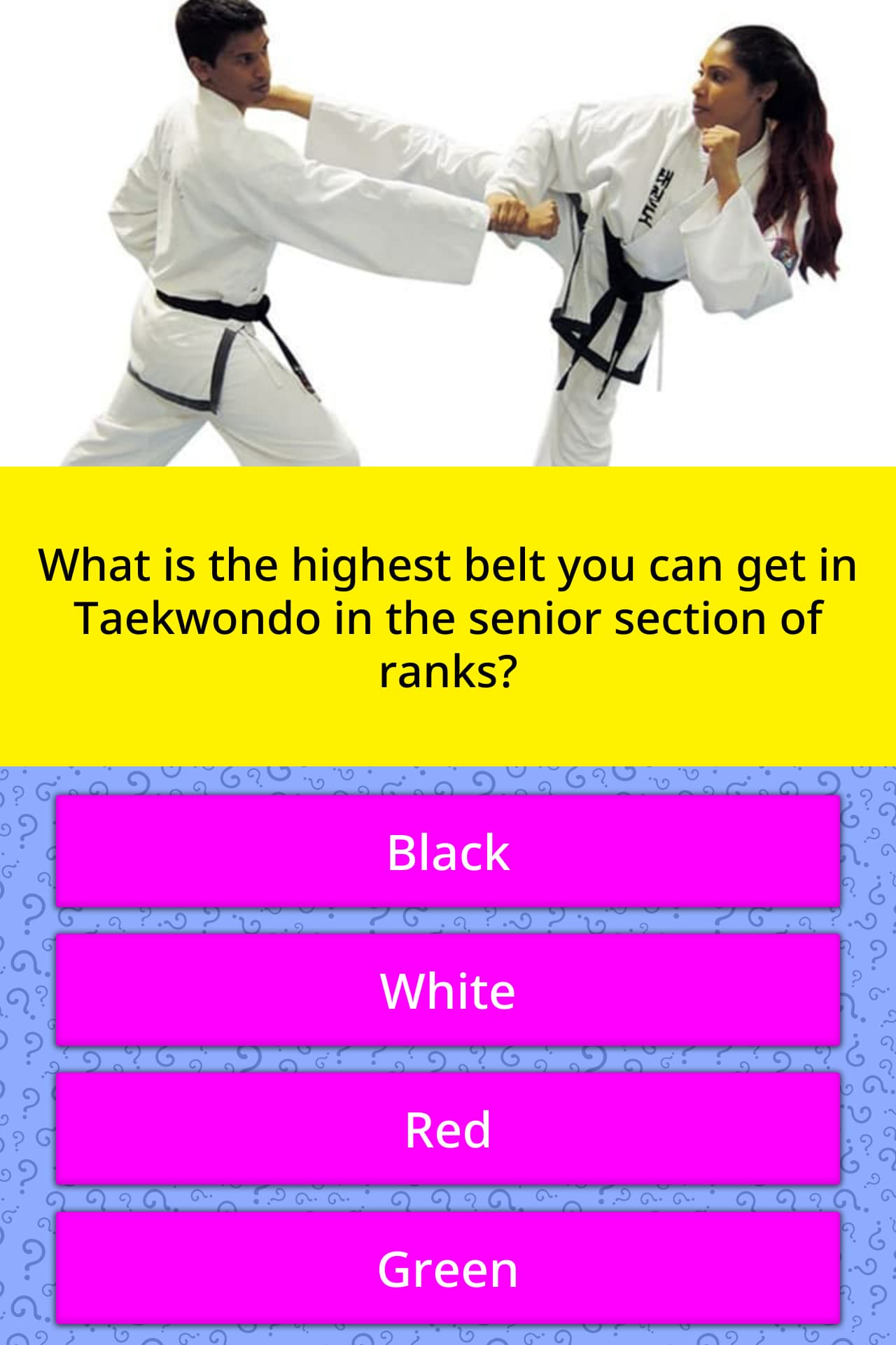 What Is The Highest Belt You Can Get Trivia Questions Quizzclub