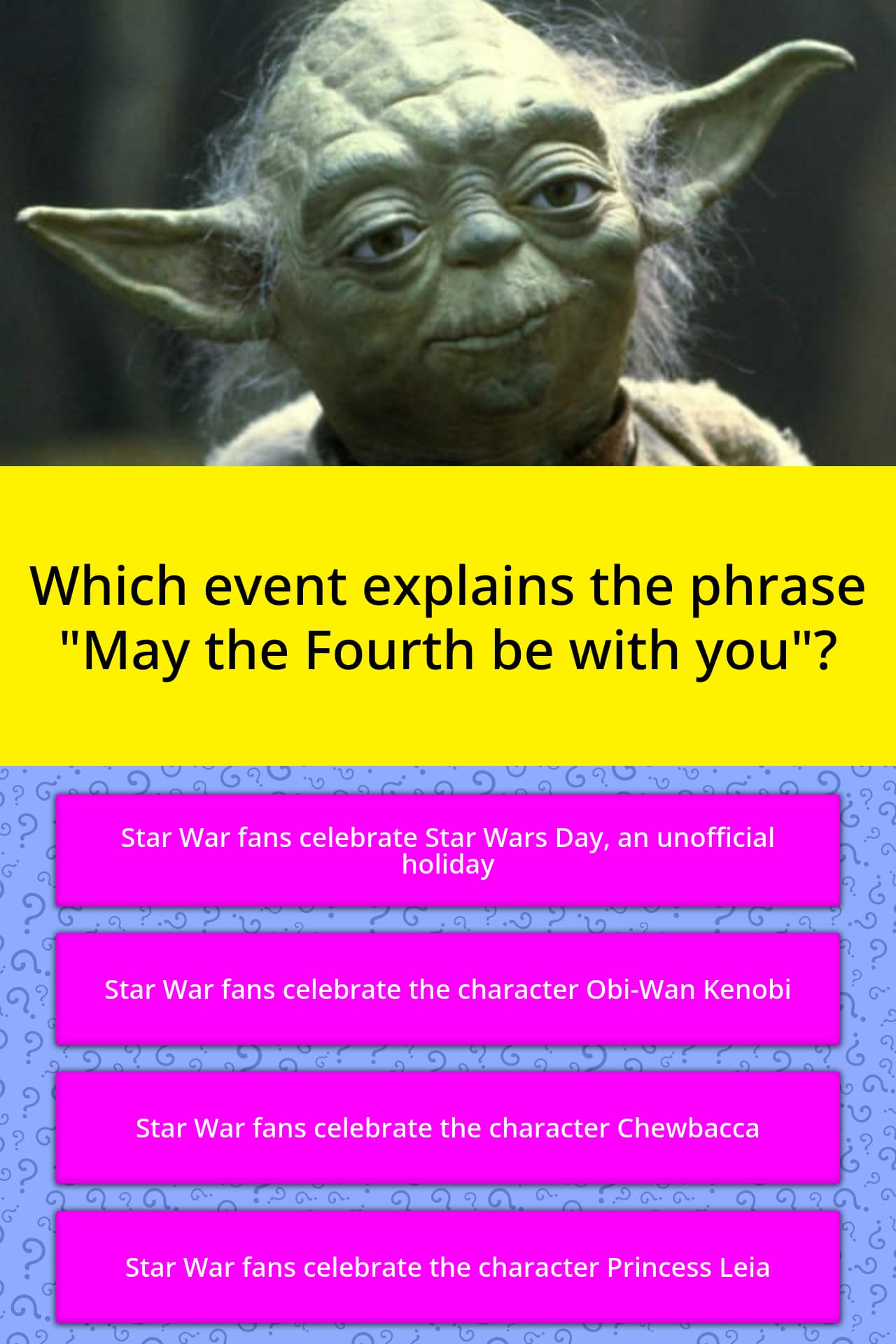 Which Event Explains The Phrase May Trivia Questions Quizzclub