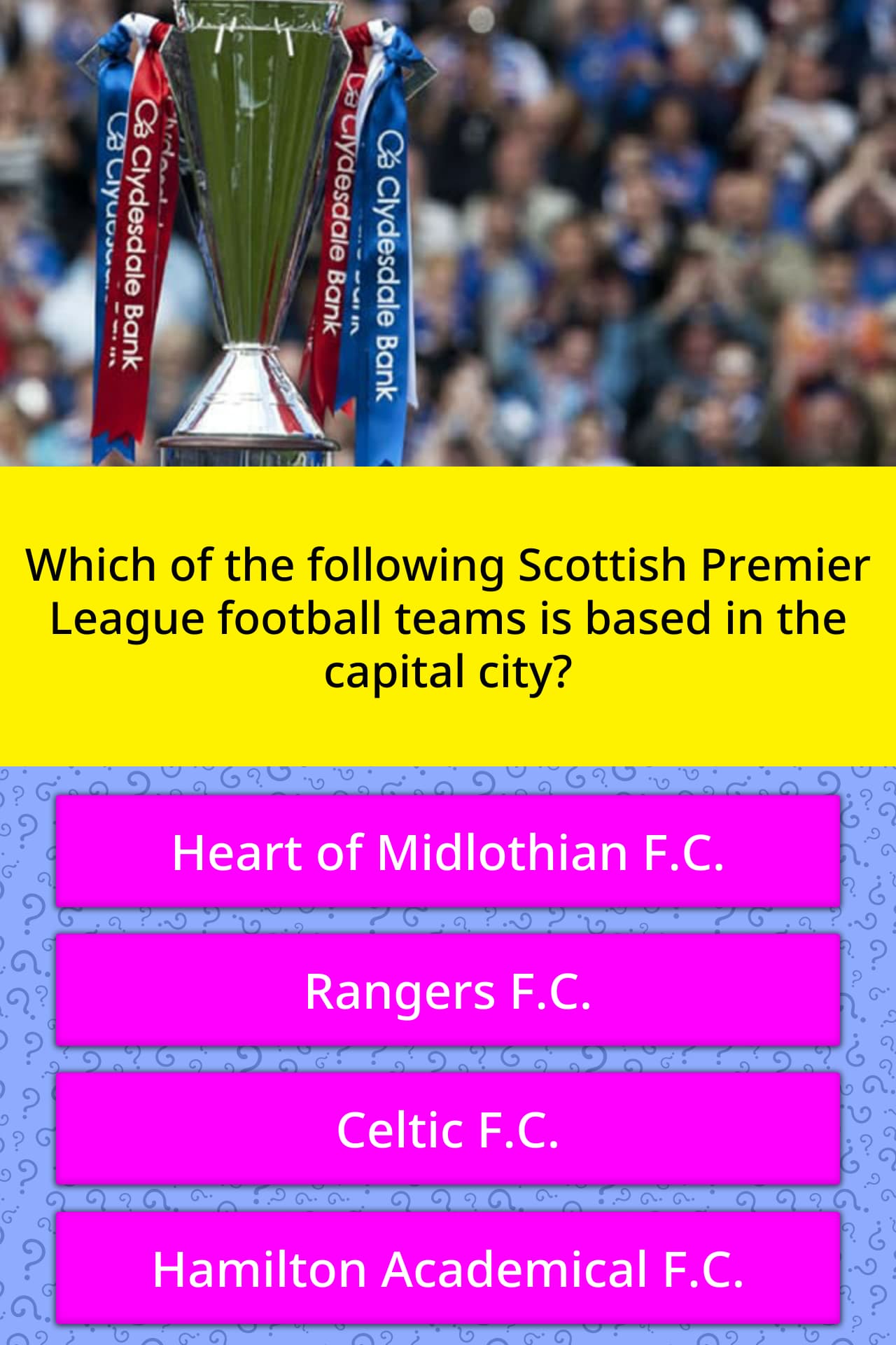 Which Of The Following Scottish Trivia Questions Quizzclub