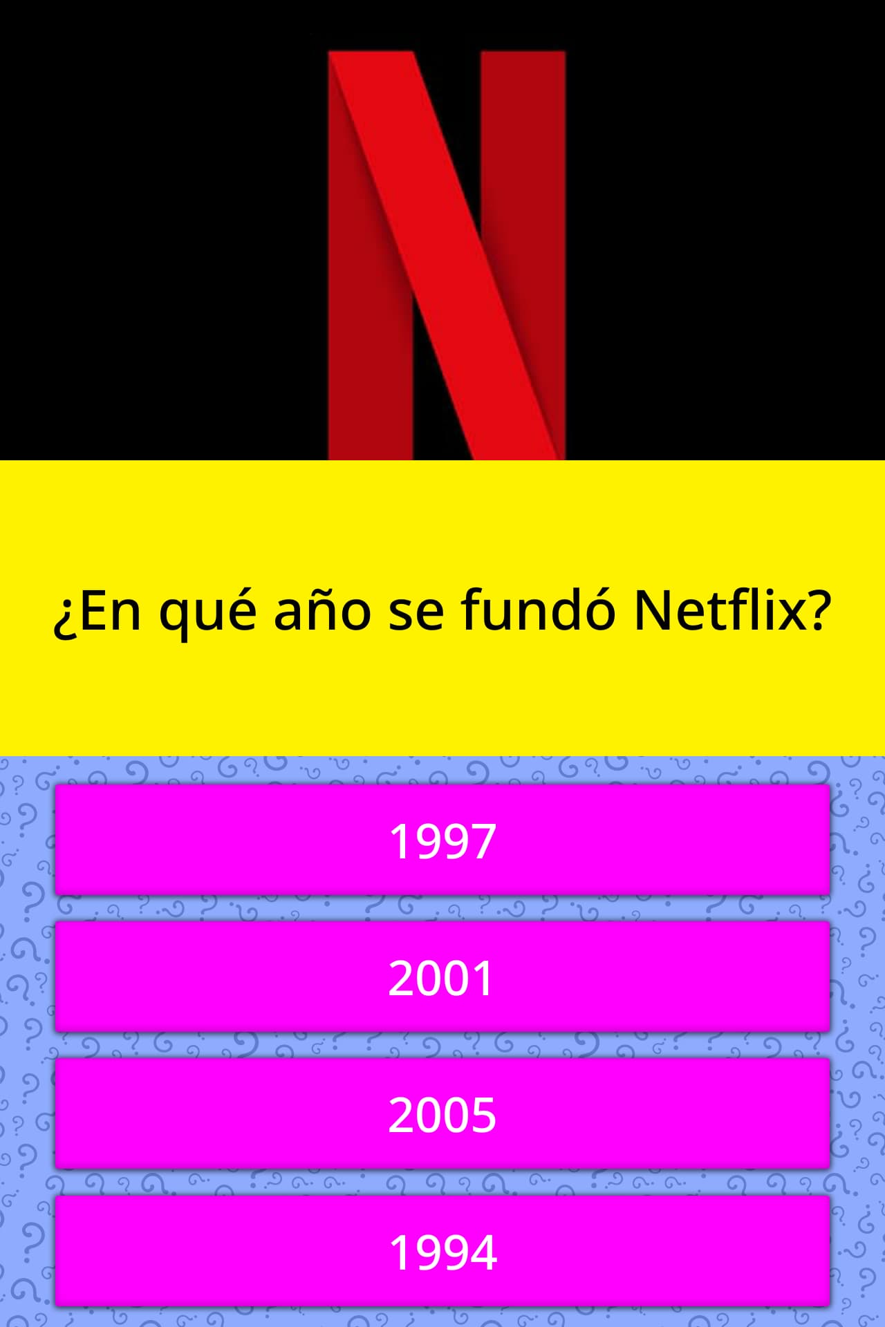 ¿En qué año se fundó Netflix? Las Preguntas Trivia ¿En qué año se fundó Netflix? Las Preguntas Trivia