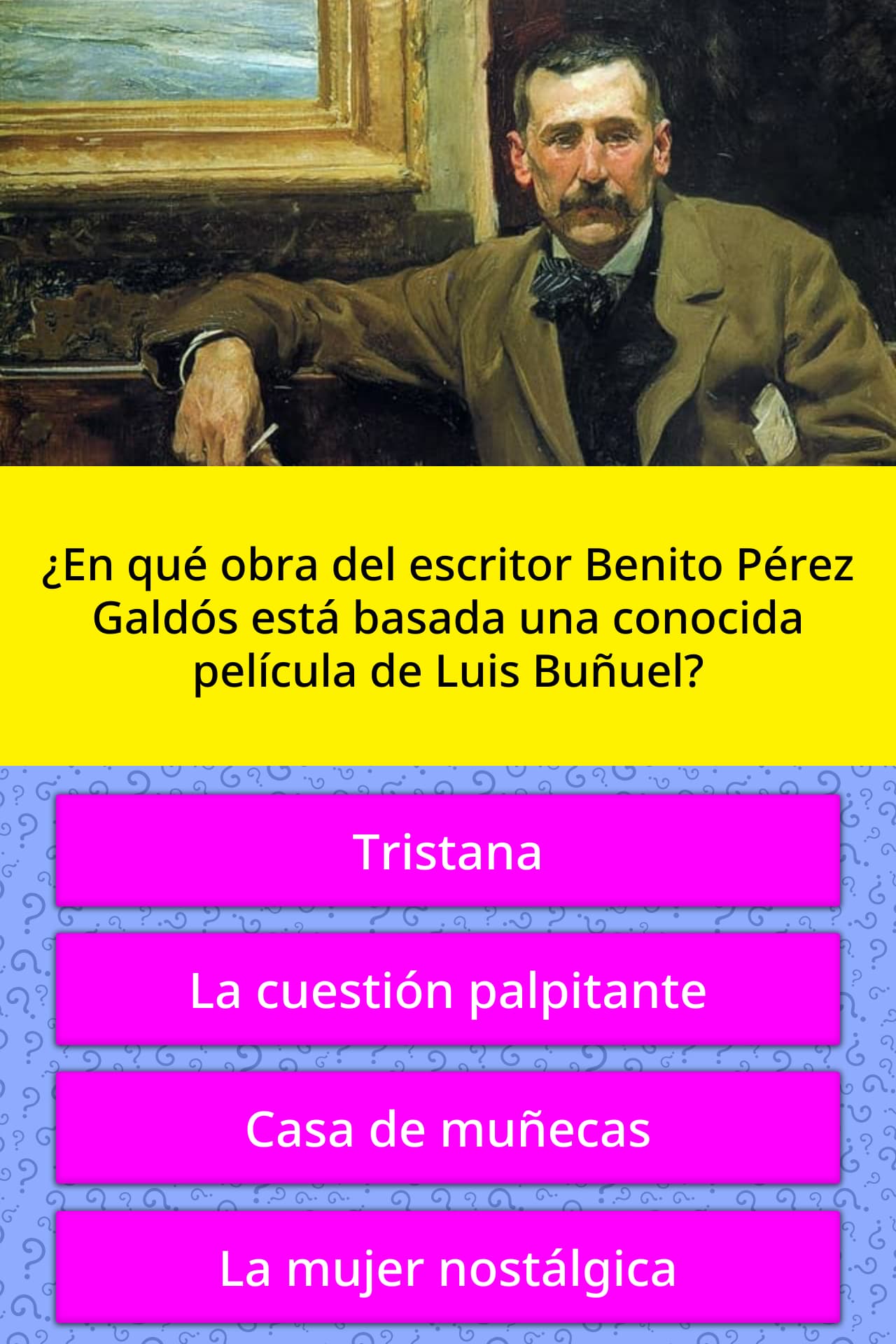 En Que Obra Del Escritor Benito La Respuesta De Trivia